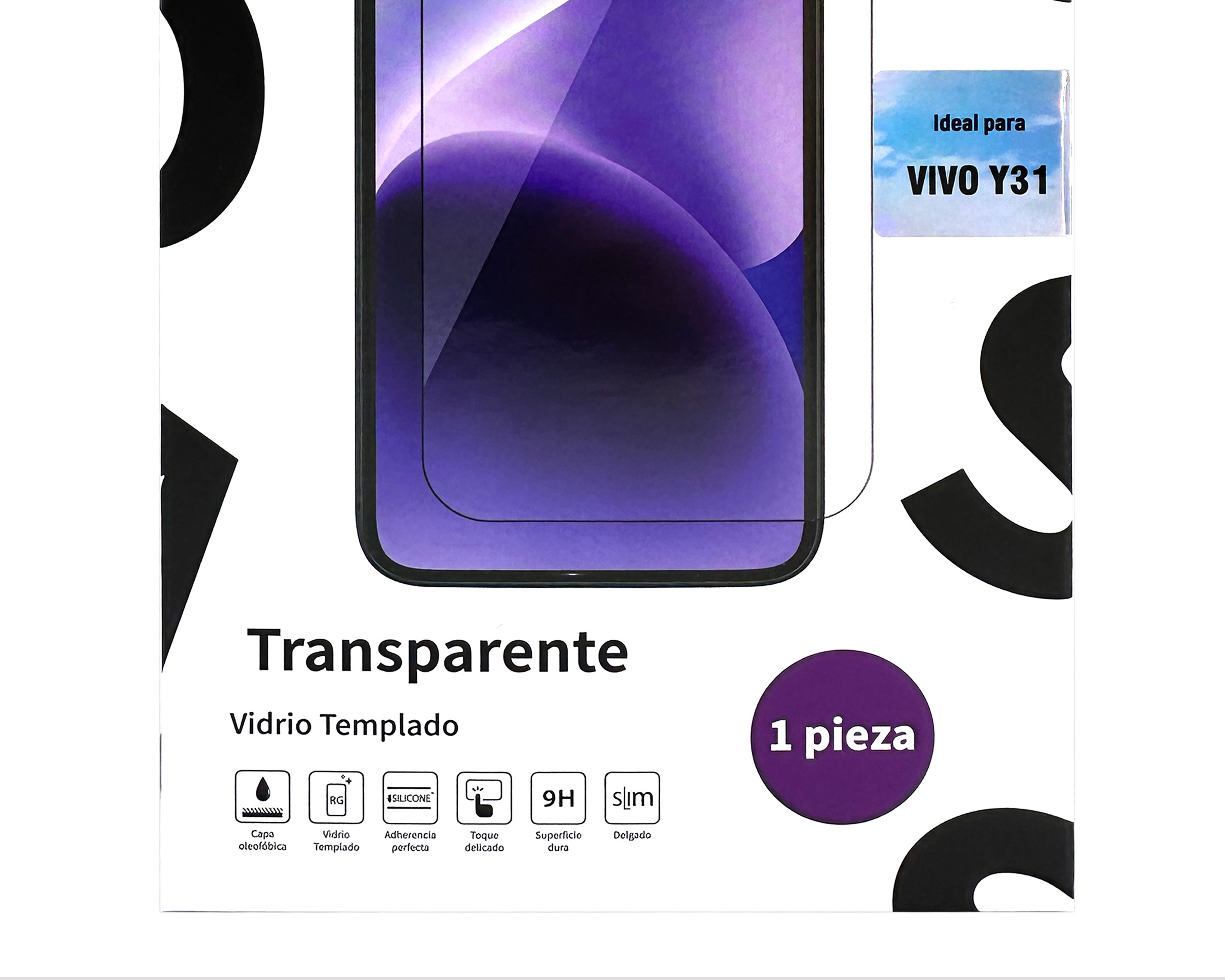 Foto 4 pulgar | Foto 3 | Protector de Pantalla Blob para Vivo Y31