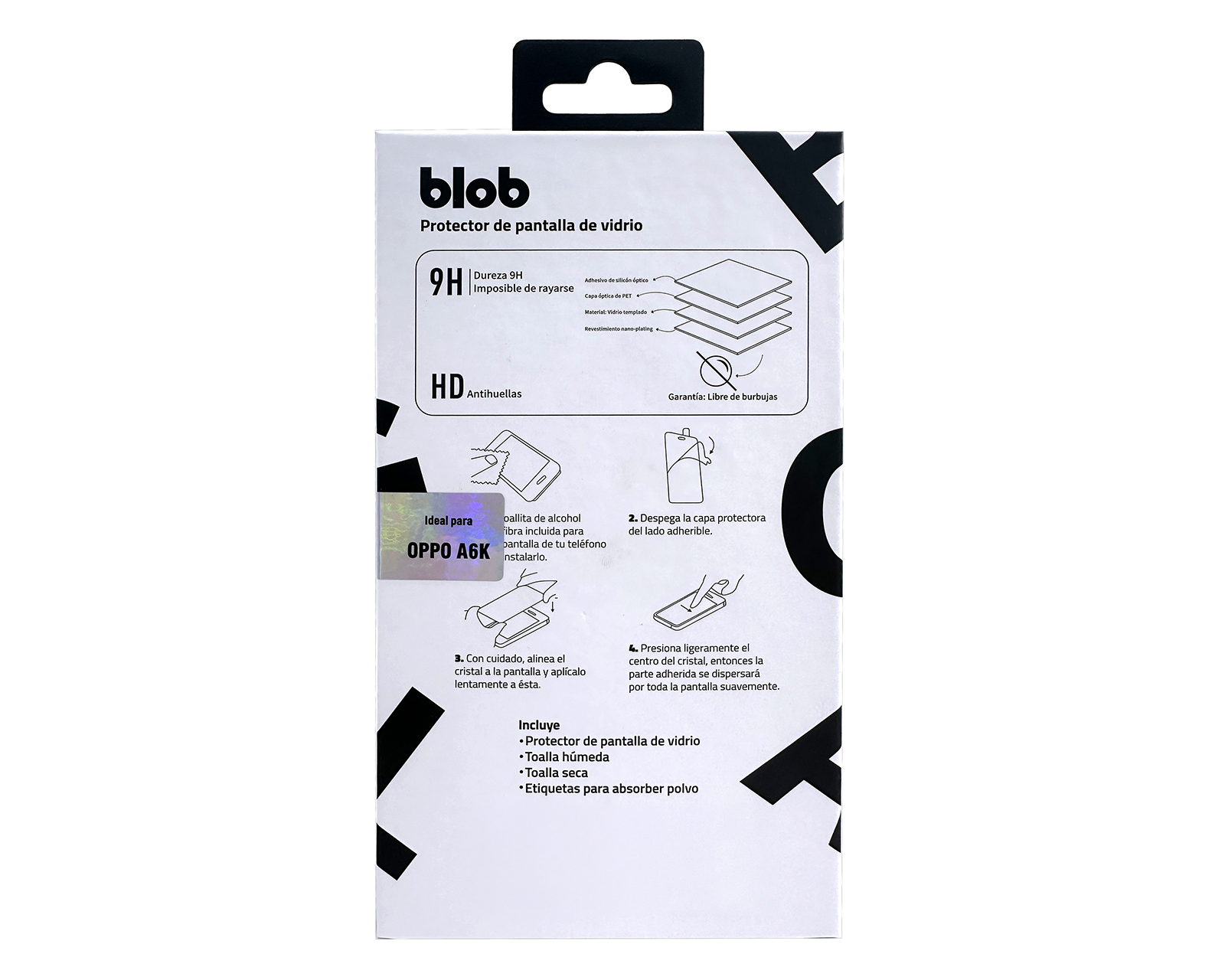 Foto 3 pulgar | Foto 2 | Protector de Pantalla Blob para OPPO A6K