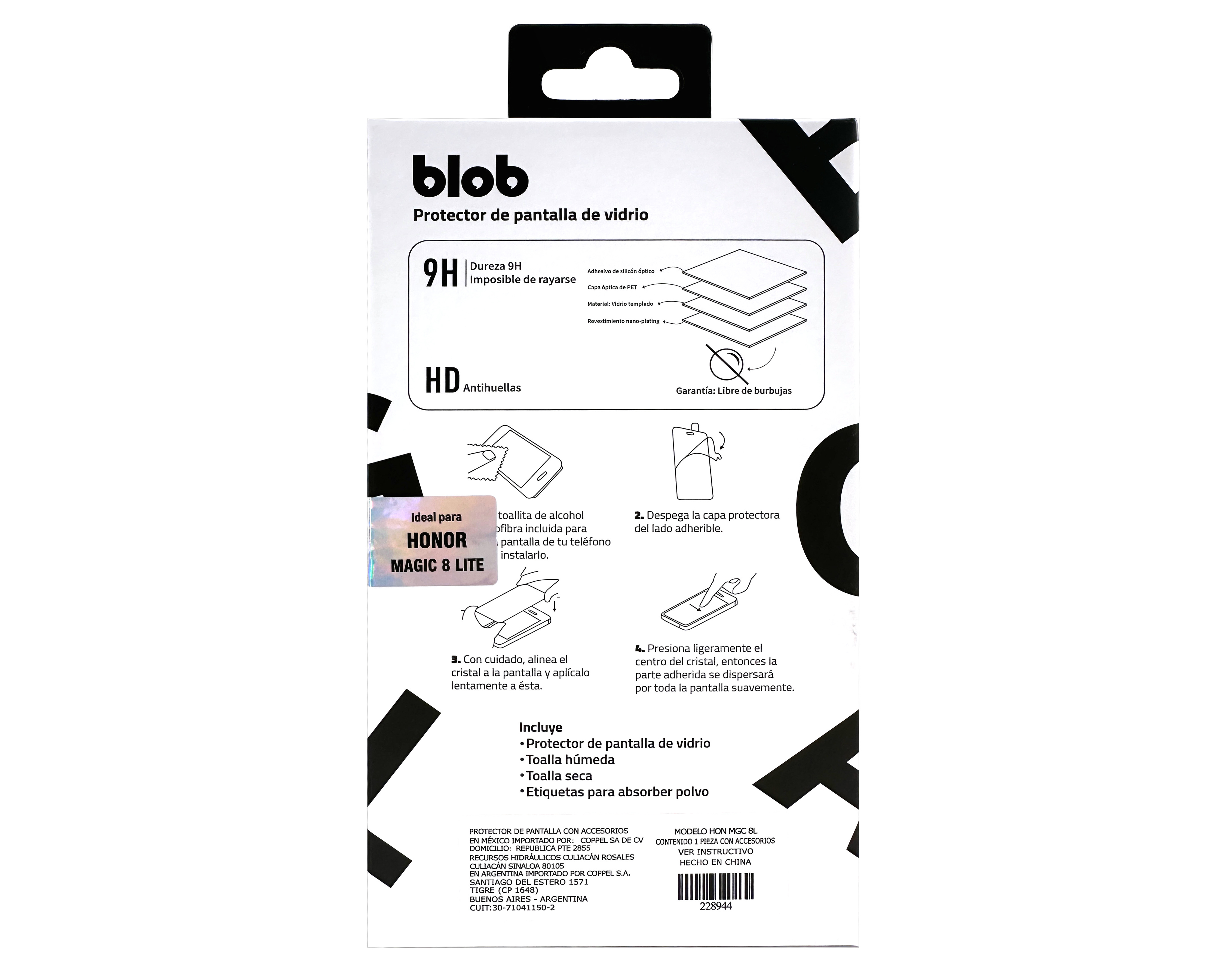 Foto 3 pulgar | Foto 2 | Protector de Pantalla Blob para Honor Magic 8 Lite