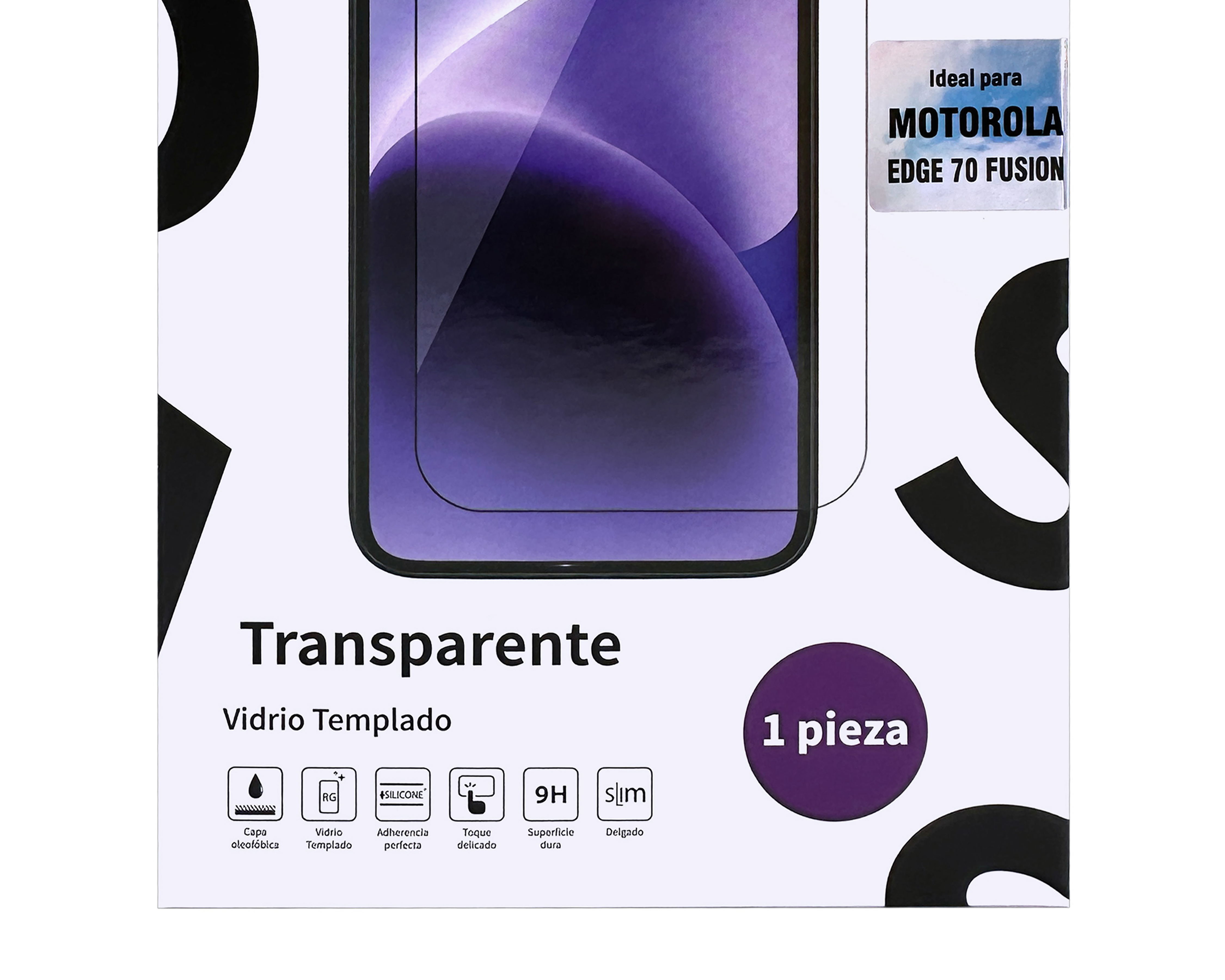 Foto 4 pulgar | Foto 3 | Protector de Pantalla Blob para Moto Edge 70 Fusion