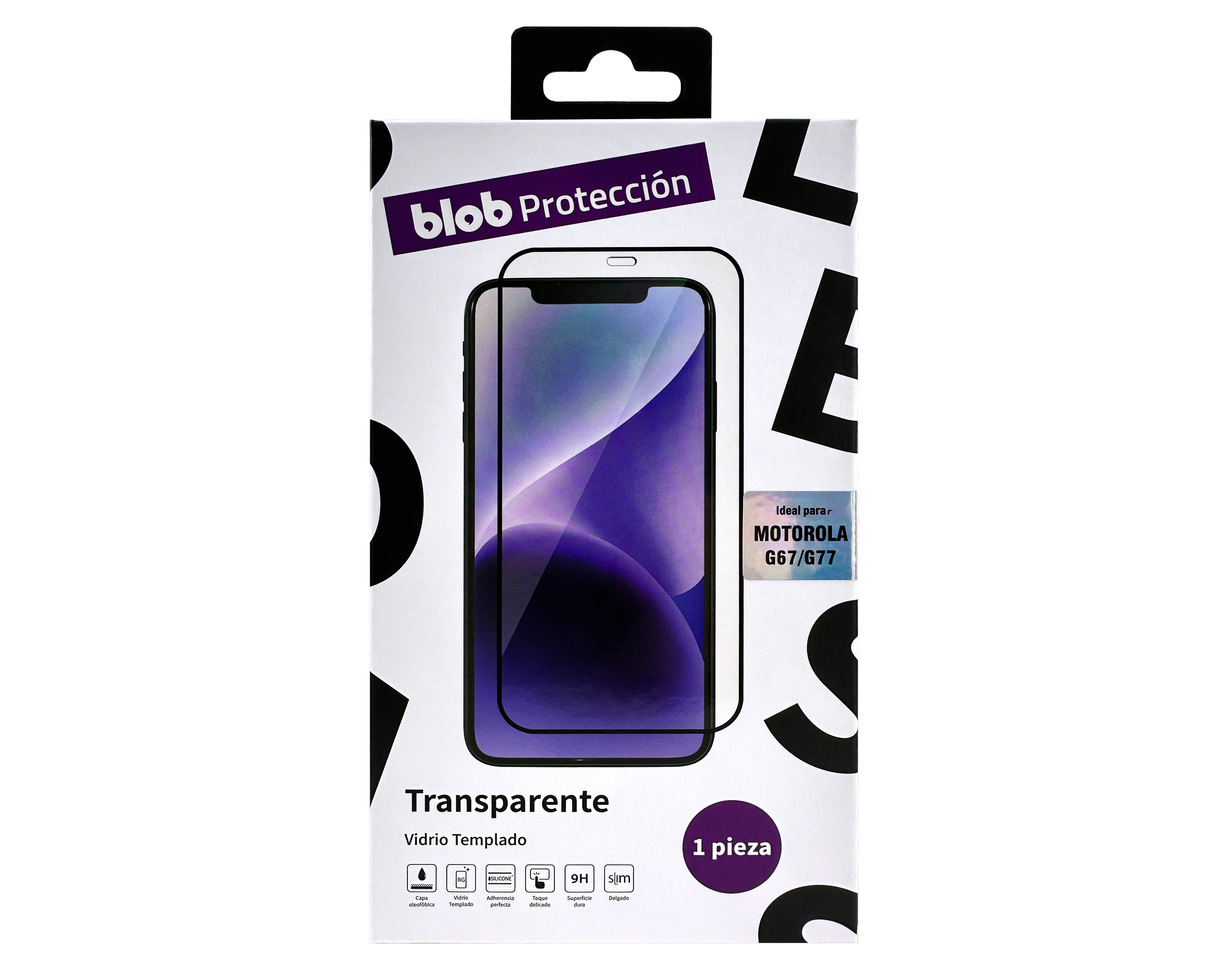 Foto 1 | Foto 1 | Protector de Pantalla Blob para Motorola G67
