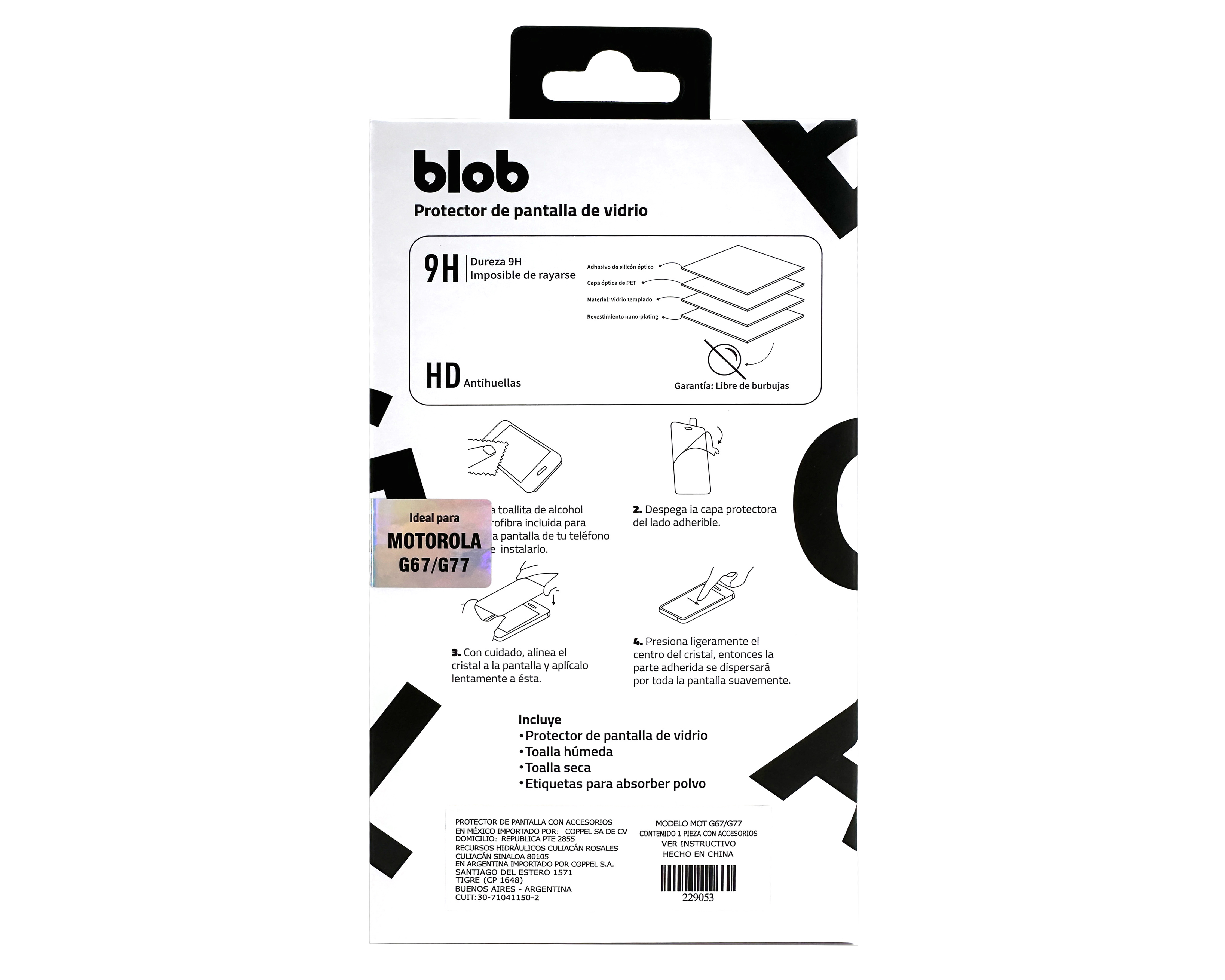 Foto 2 | Foto 2 | Protector de Pantalla Blob para Motorola G67