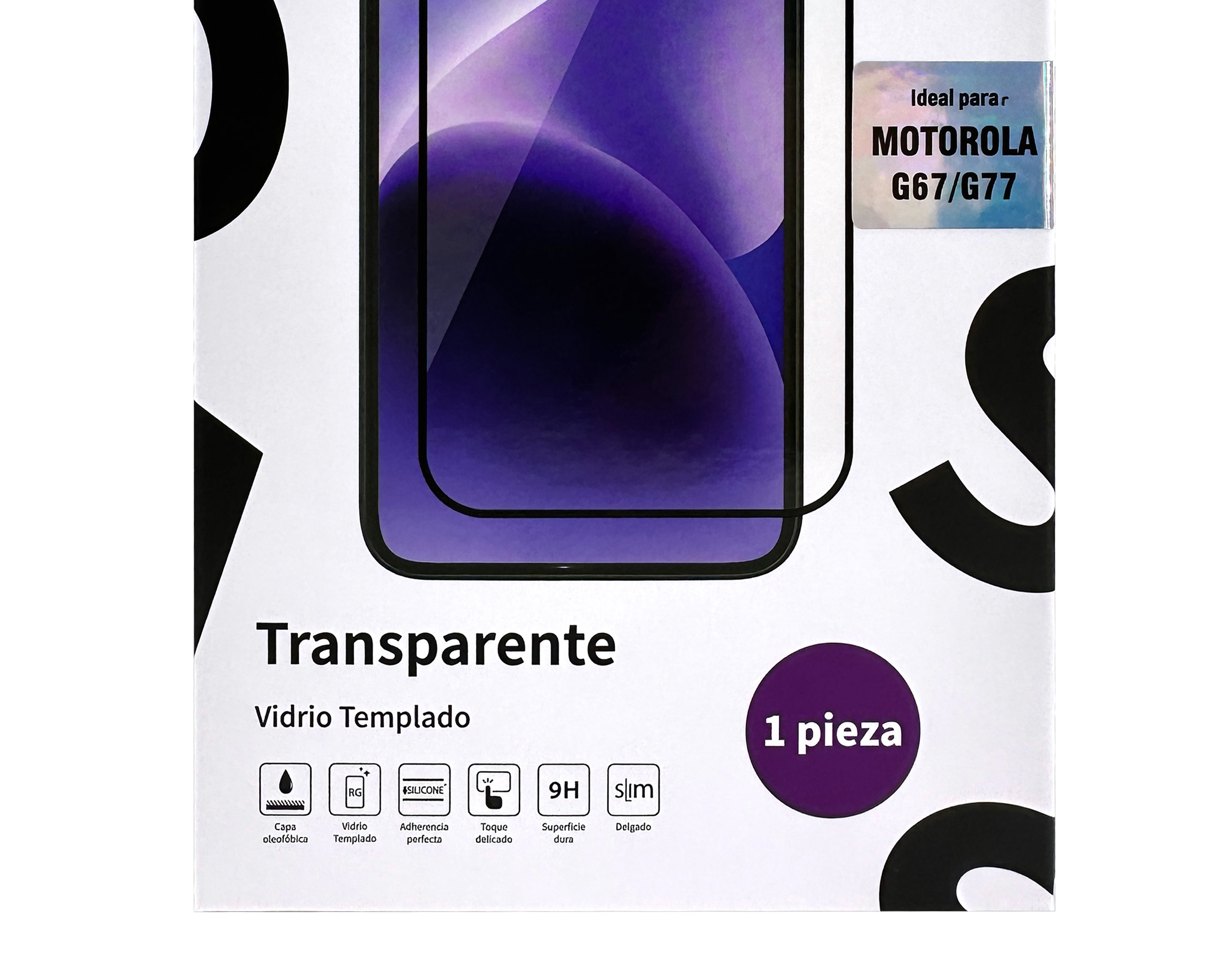 Foto 3 | Foto 3 | Protector de Pantalla Blob para Motorola G67