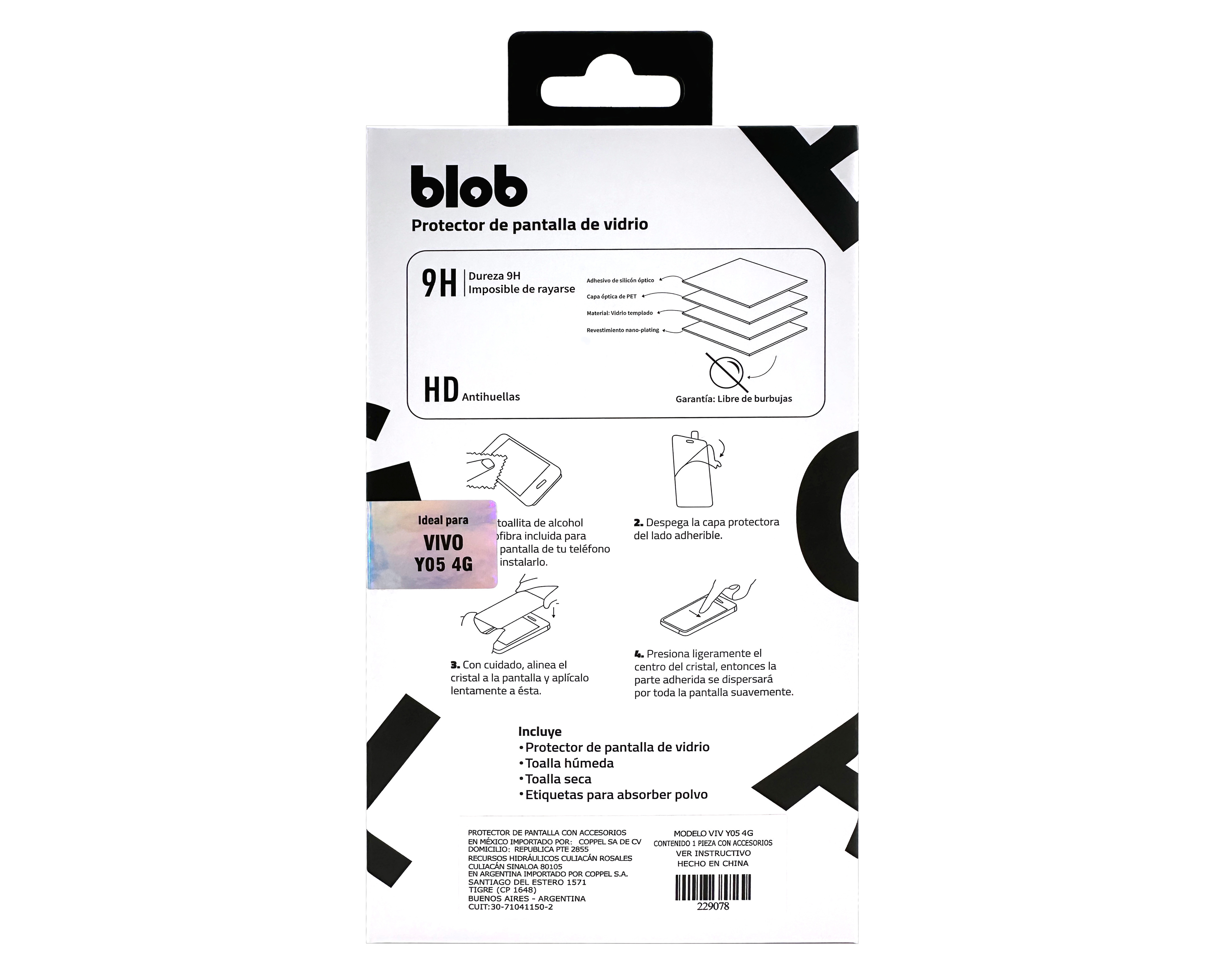 Foto 3 pulgar | Foto 2 | Protector de Pantalla Blob para vivo Y05 4G