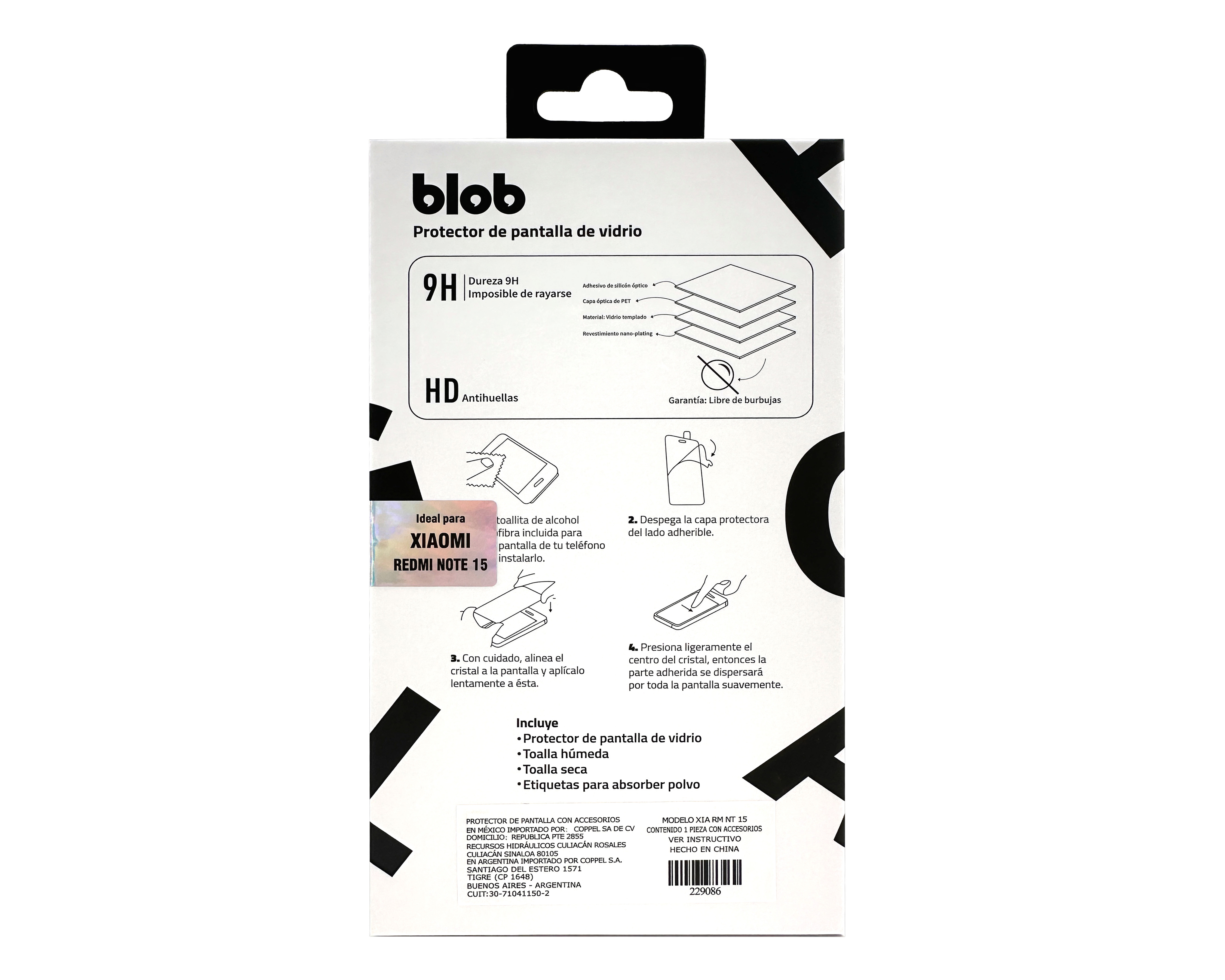 Foto 3 pulgar | Foto 2 | Protector de Pantalla Blob para Redmi Note 15