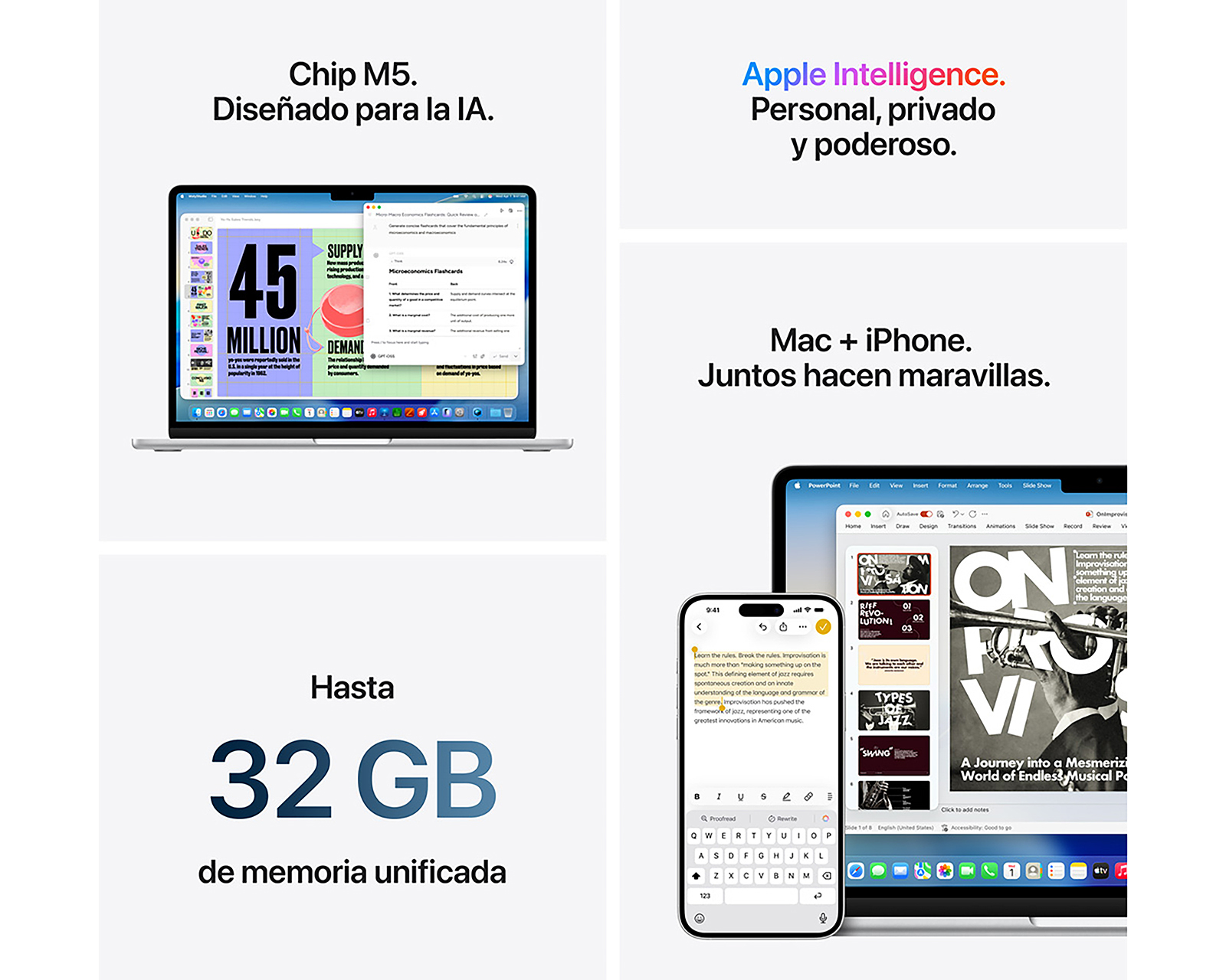 Foto 9 pulgar | Foto 8 | MacBook Air M5 13 Pulgadas 16 GB RAM 512 GB SSD 8 GPU Plata