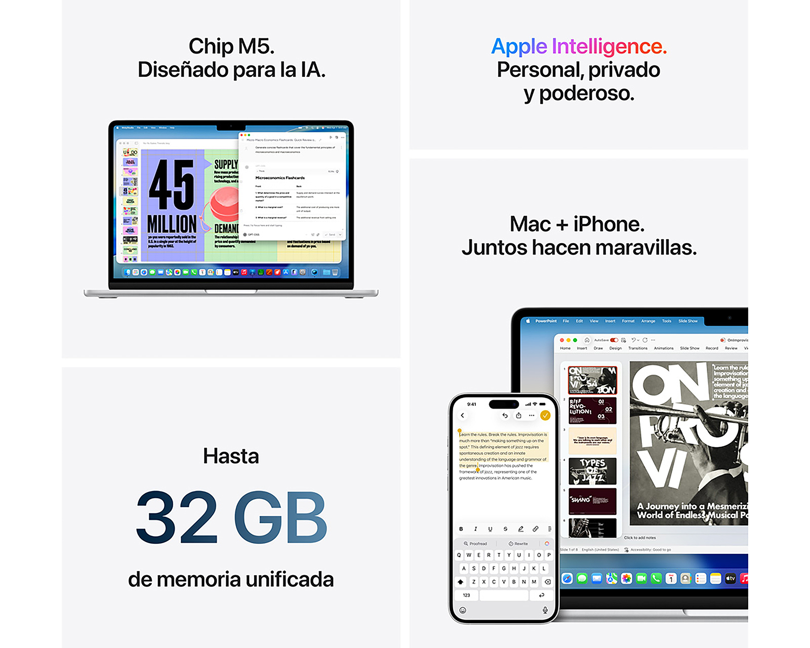 Foto 9 pulgar | Foto 8 | MacBook Air M5 15 Pulgadas 16 GB RAM 512 GB SSD 10 GPU Plata