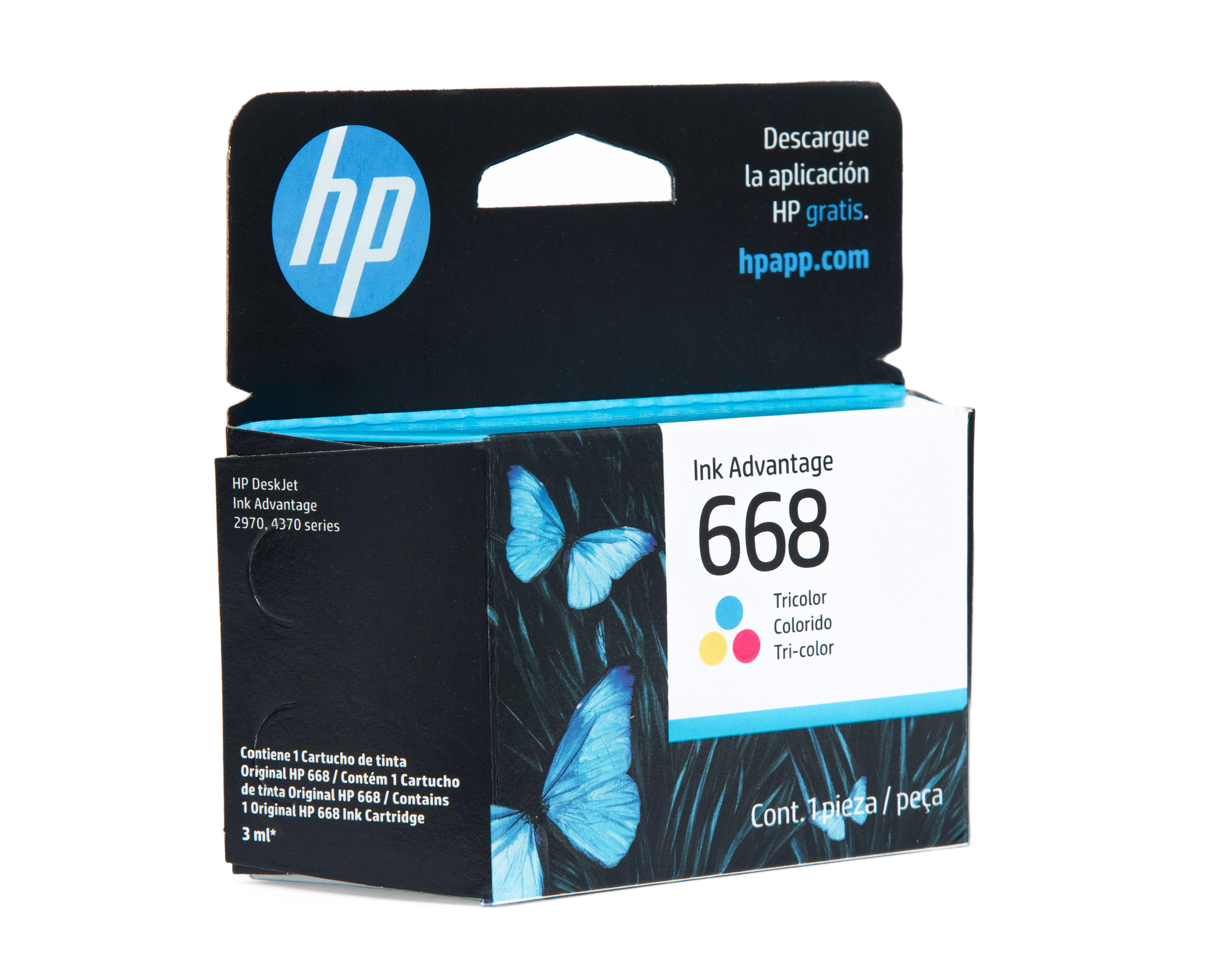 Foto 4 pulgar | Foto 3 | Cartucho de Tinta Original HP 668 Tricolor