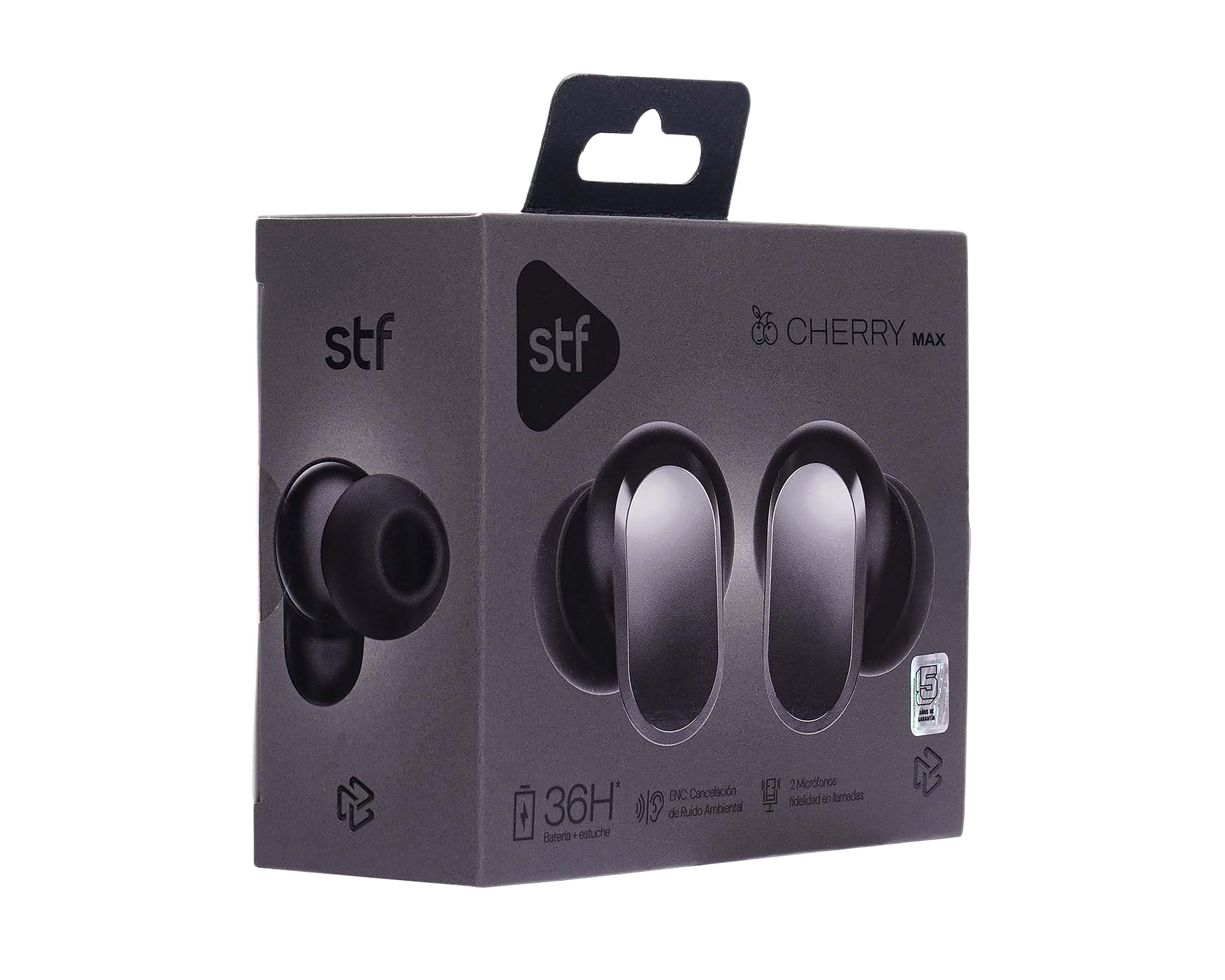 Foto 5 | Foto 5 | Audífonos True Wireless STF Cherry Max con Cancelación de Ruido