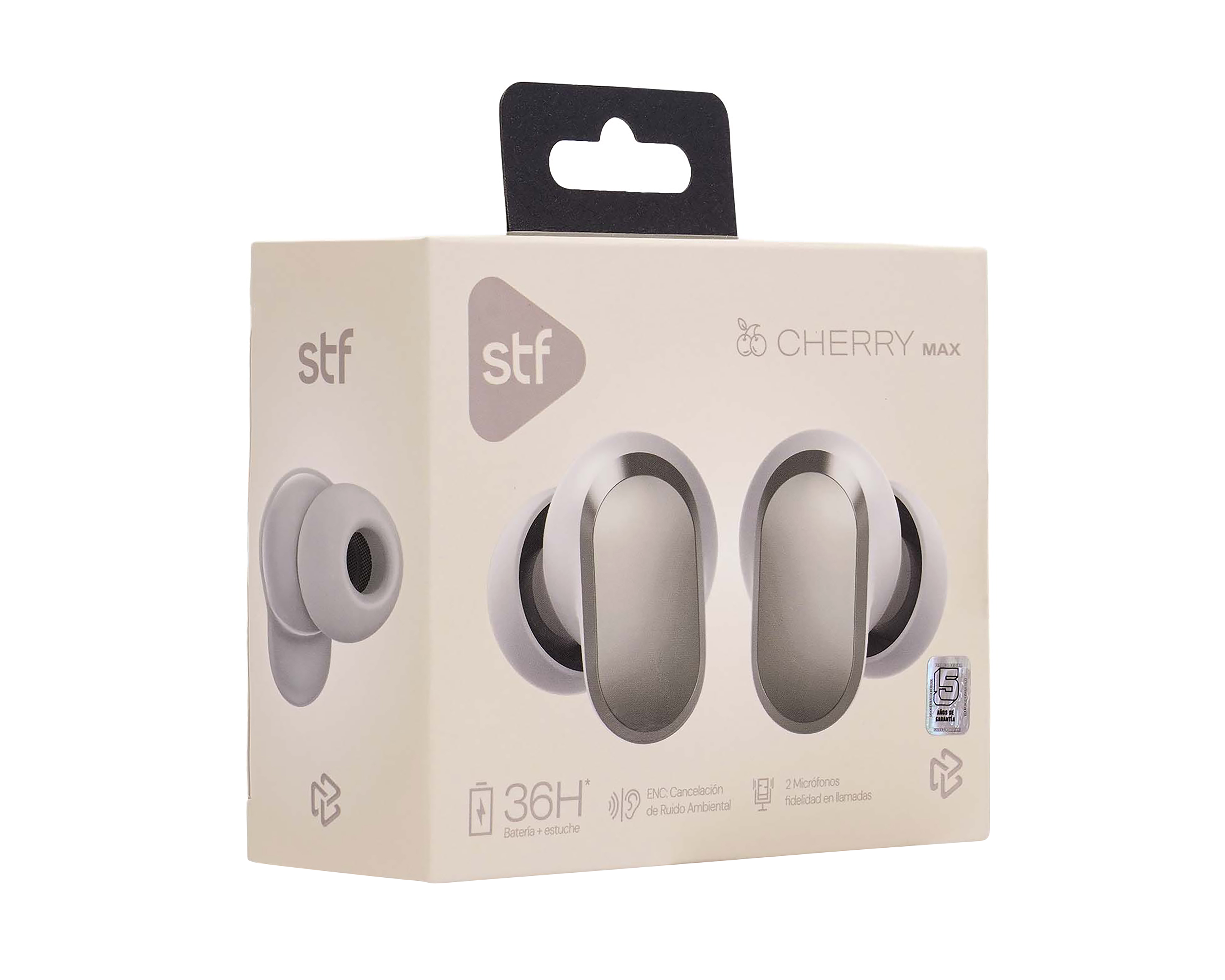 Foto 5 | Foto 5 | Audífonos True Wireless STF Cherry Max con Cancelación de Ruido