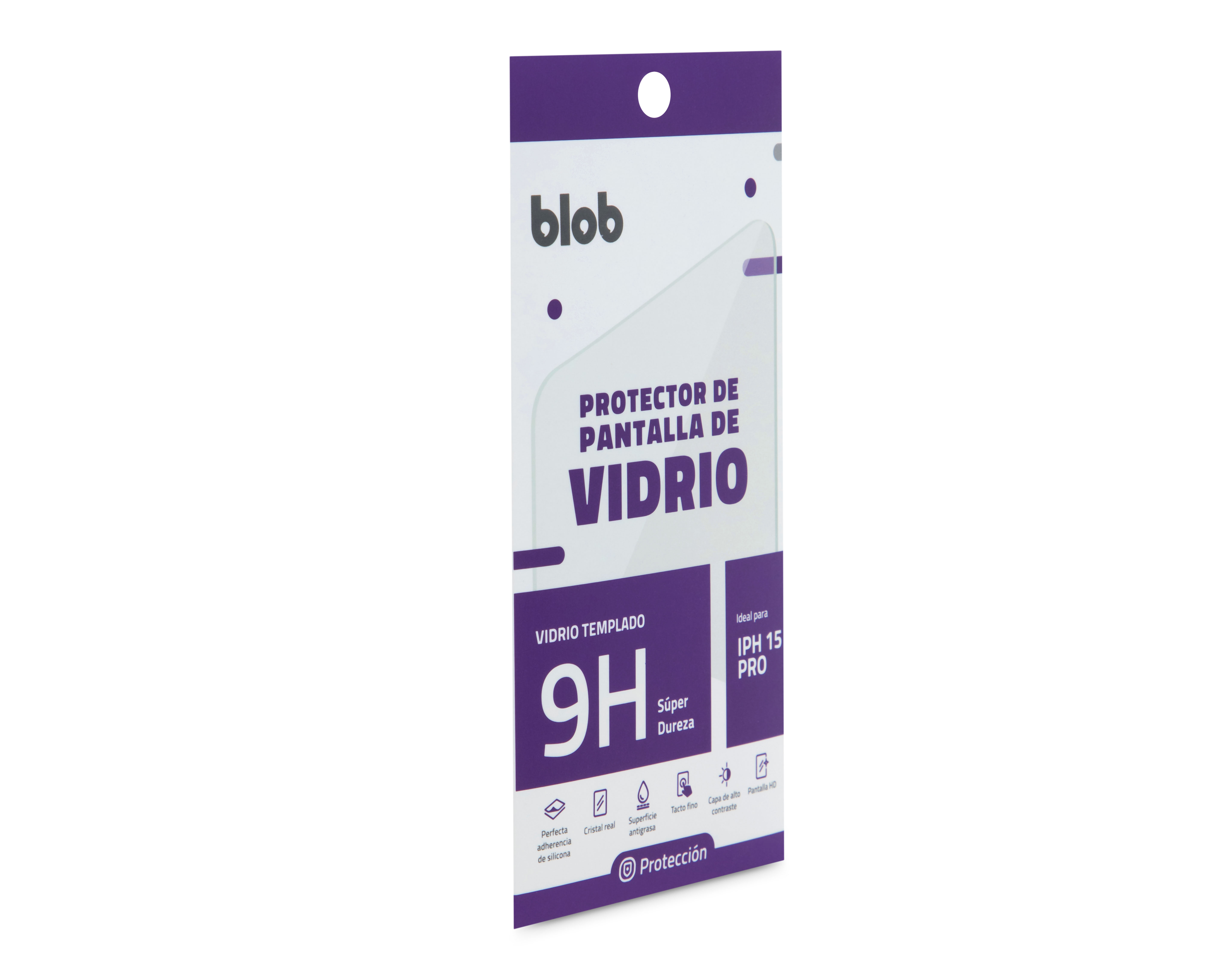 Foto 3 pulgar | Foto 2 | Protector de Pantalla Blob para iPhone 15 Pro
