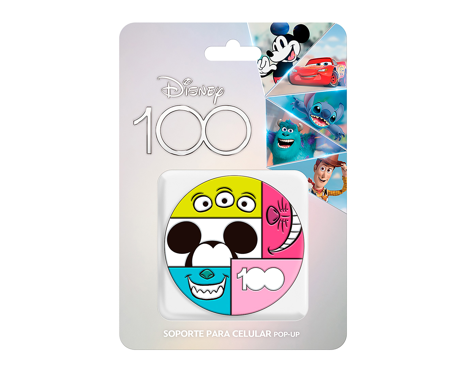 Foto 2 | Foto 2 | Soporte Adherible Disney 100 Multicolor para Celular