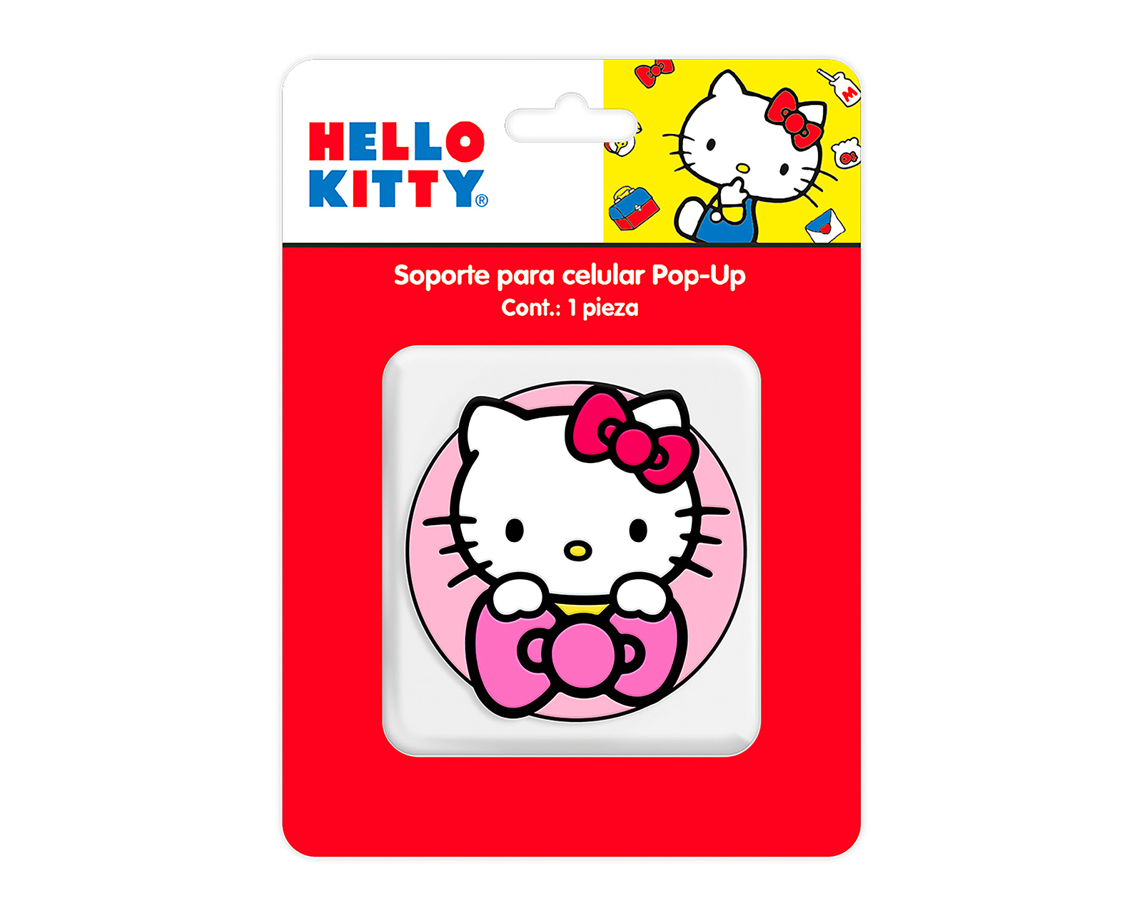 Foto 2 | Foto 2 | Soporte Adherible Hello Kitty Rosa para Celular