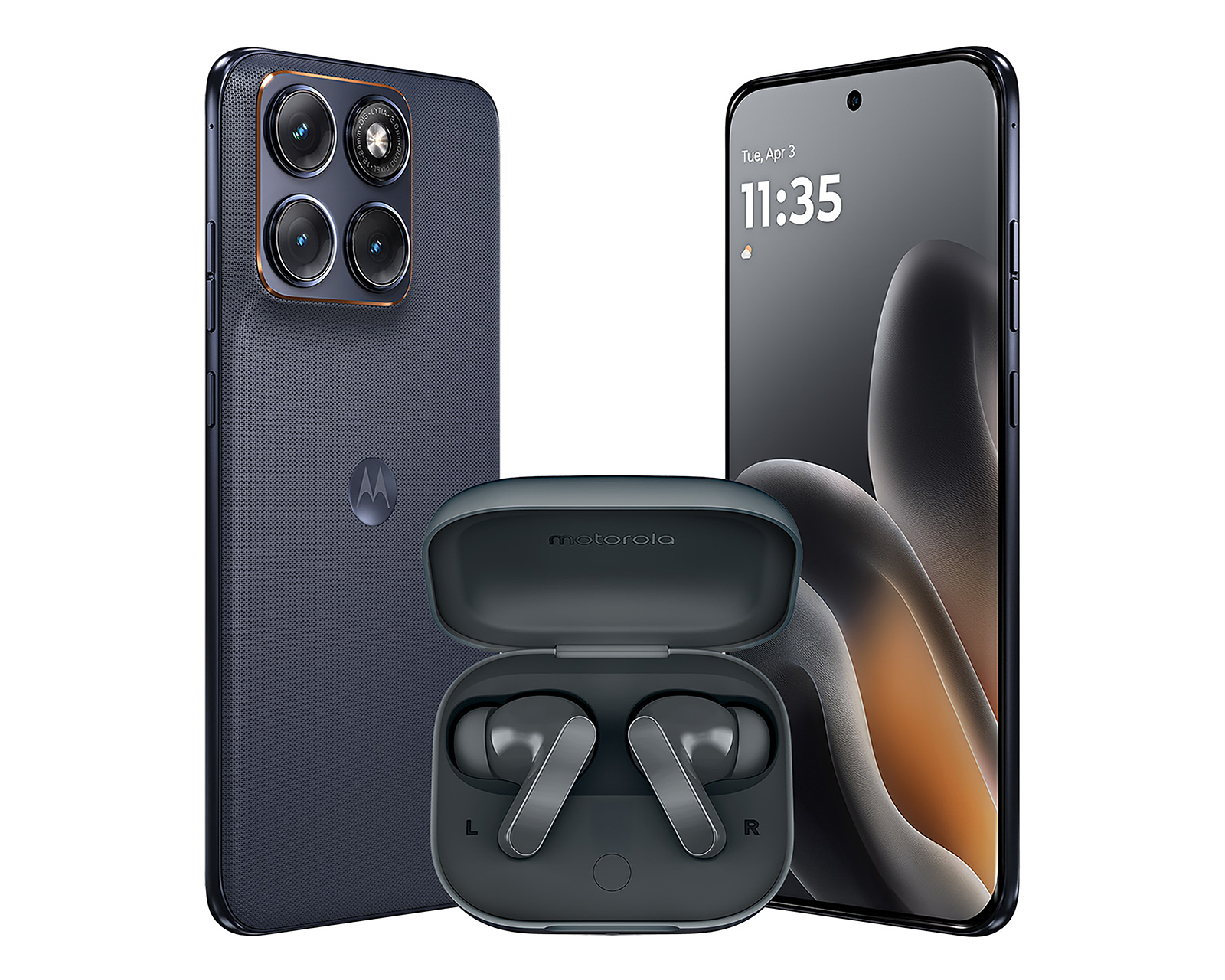 Foto 3 pulgar | Foto 2 | Celular Motorola Edge 70 Fusion Liberado 256 GB Negro + Audífonos