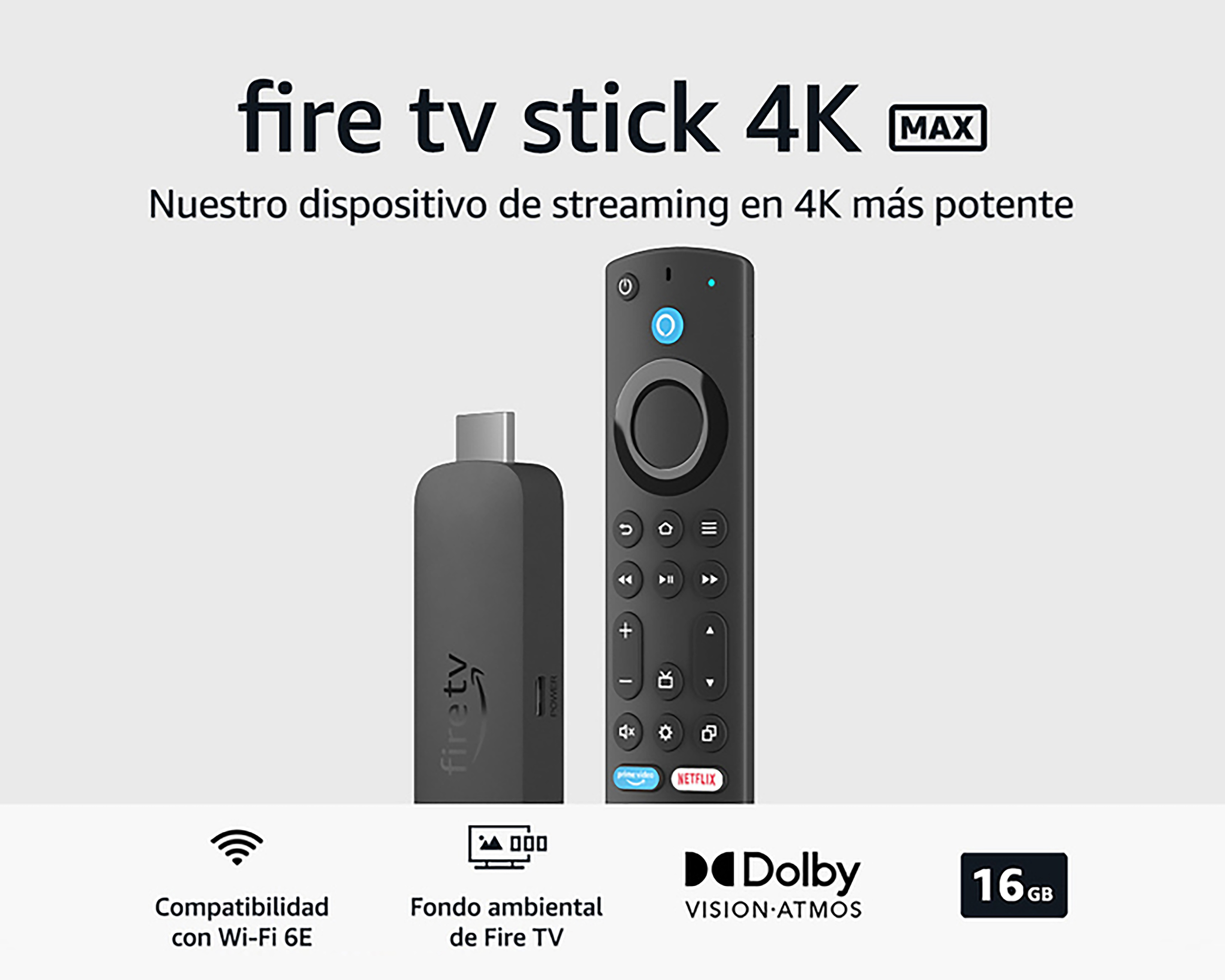 Foto 5 | Foto 5 | Reproductor de Streaming Amazon Fire TV Max UHD 4K