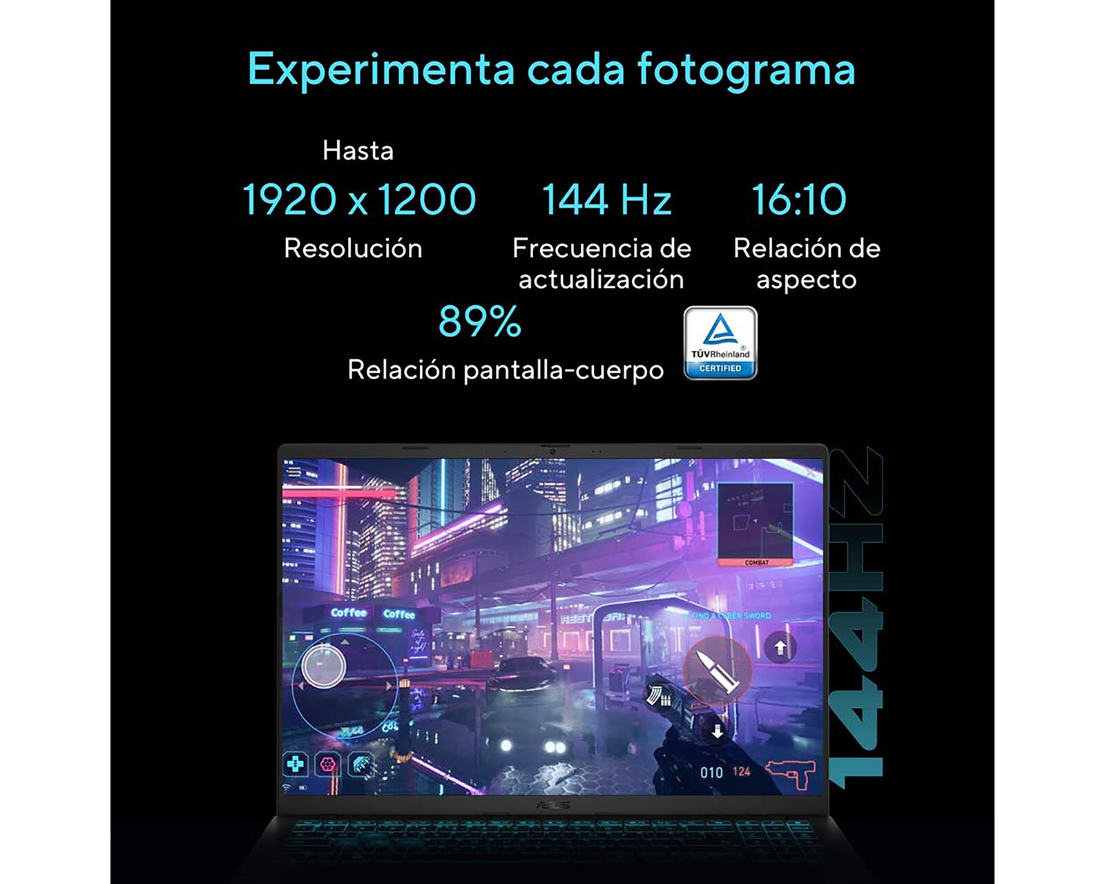 Foto 7 pulgar | Foto 6 | Laptop Gamer Asus Gaming V16 16 Pulgadas NVIDIA GeForce RTX 5050 16 GB RAM 512 GB SSD Negra