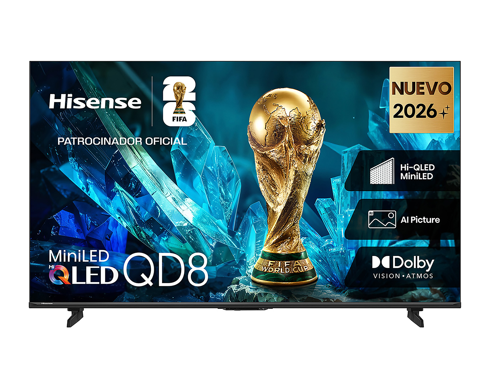 Pantalla Smart TV Hisense QLED 65 Pulgadas 4K 65QD8SV