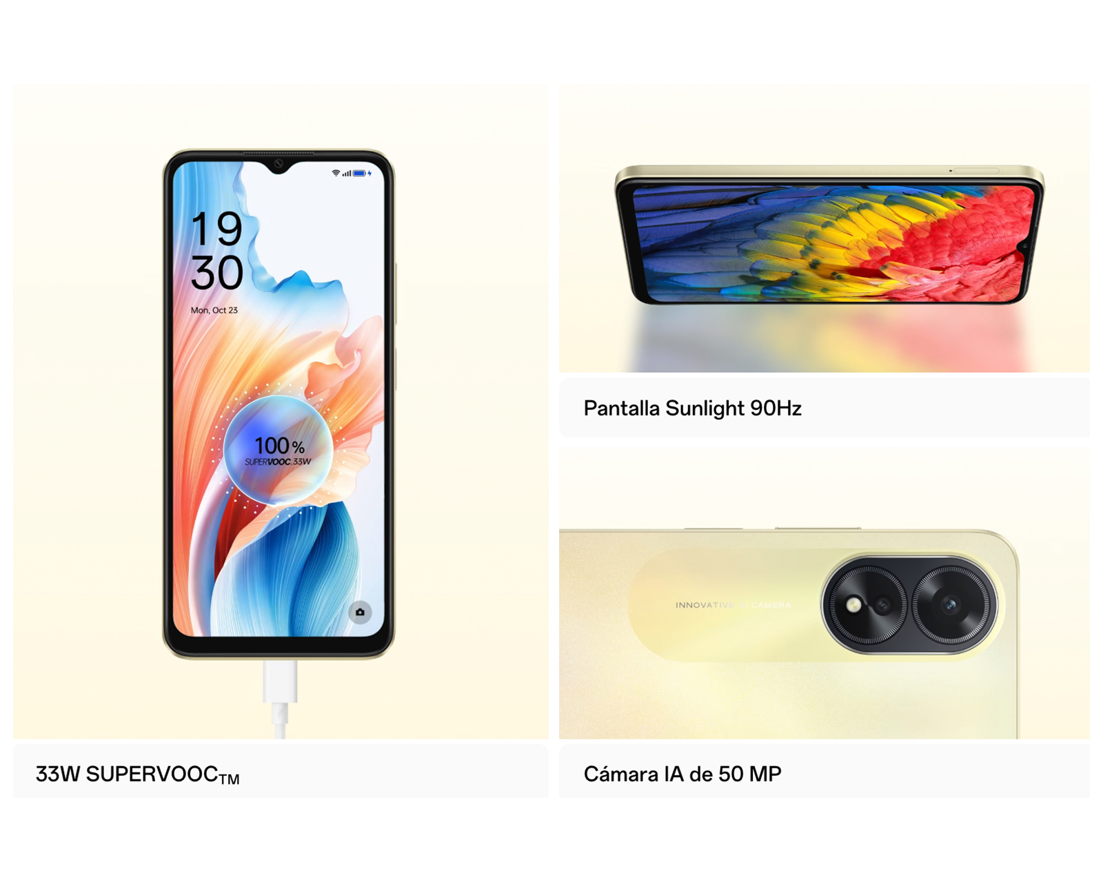 Foto 7 pulgar | Foto 6 | Movistar Oppo A38 128 GB Dorado