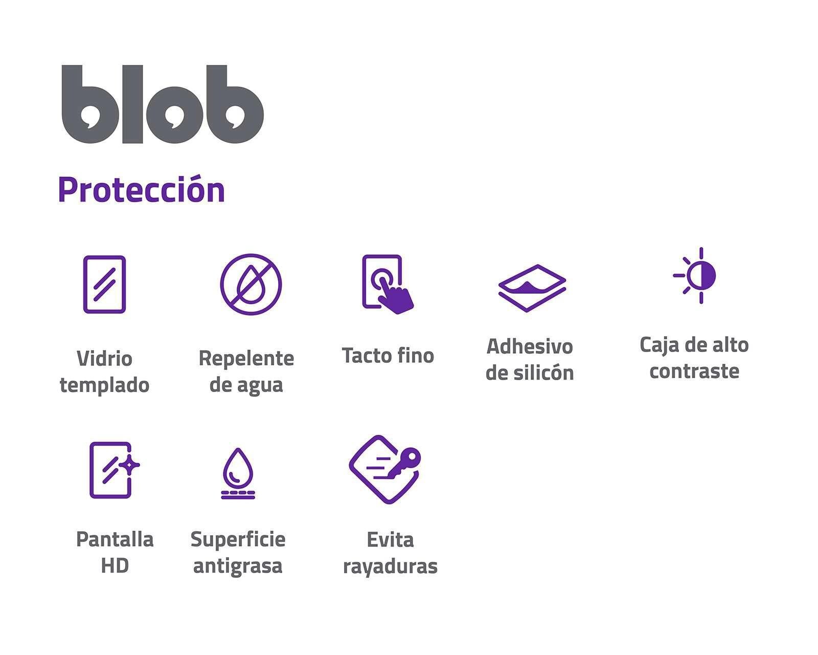 Foto 3 | Foto 3 | Protector de Pantalla Blob para ZTE A51