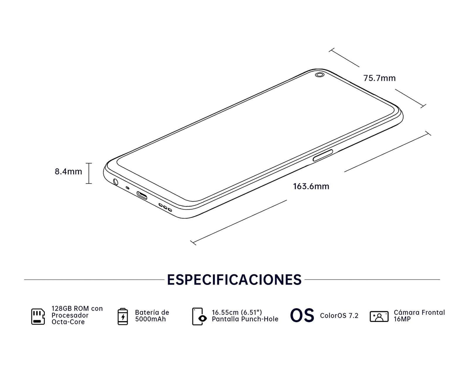 Foto 7 | Foto 7 | Telcel OPPO A54 128 GB Negro
