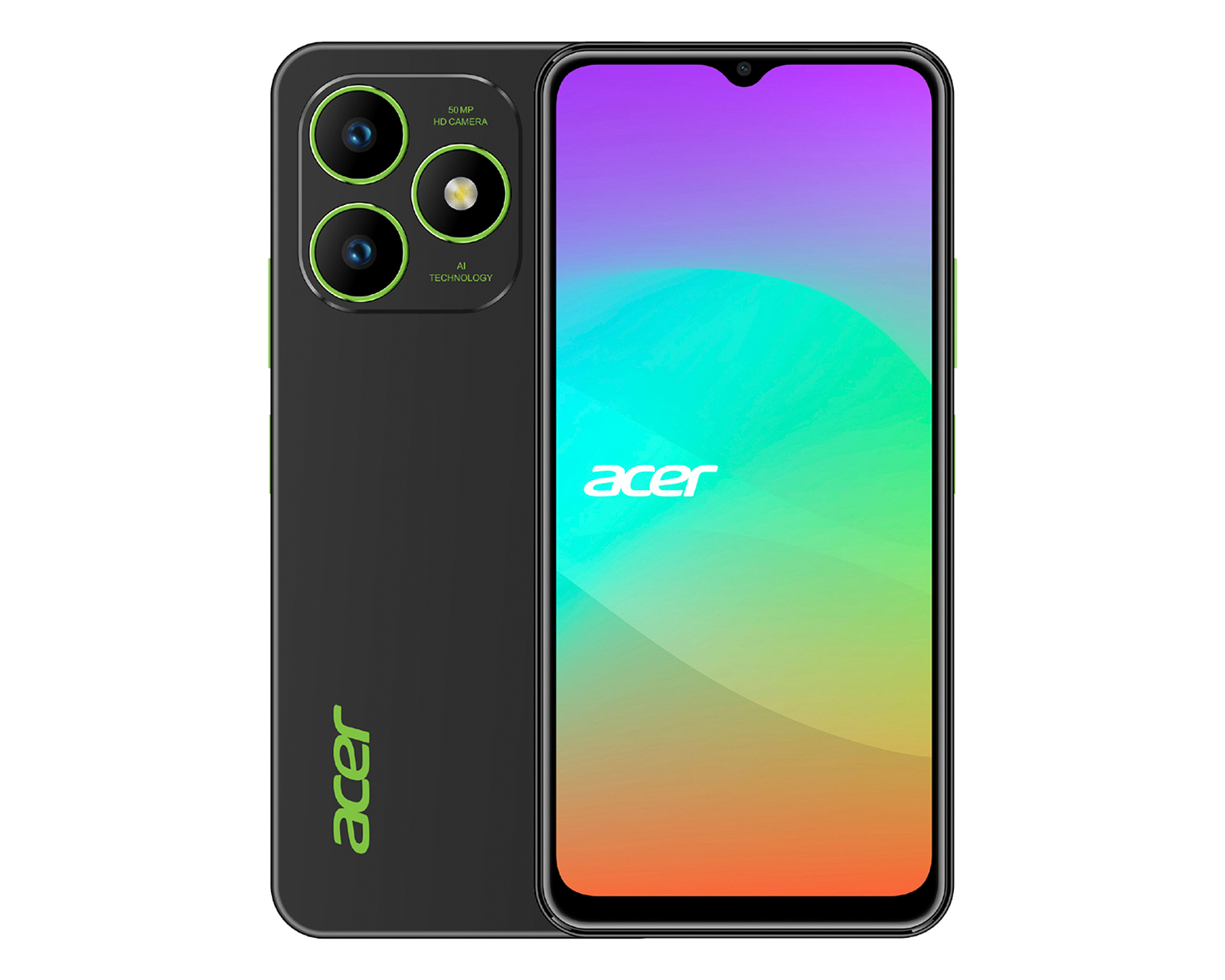 Foto 2 pulgar | Foto 1 | Telcel Acer A5 Plus 128 GB Negro