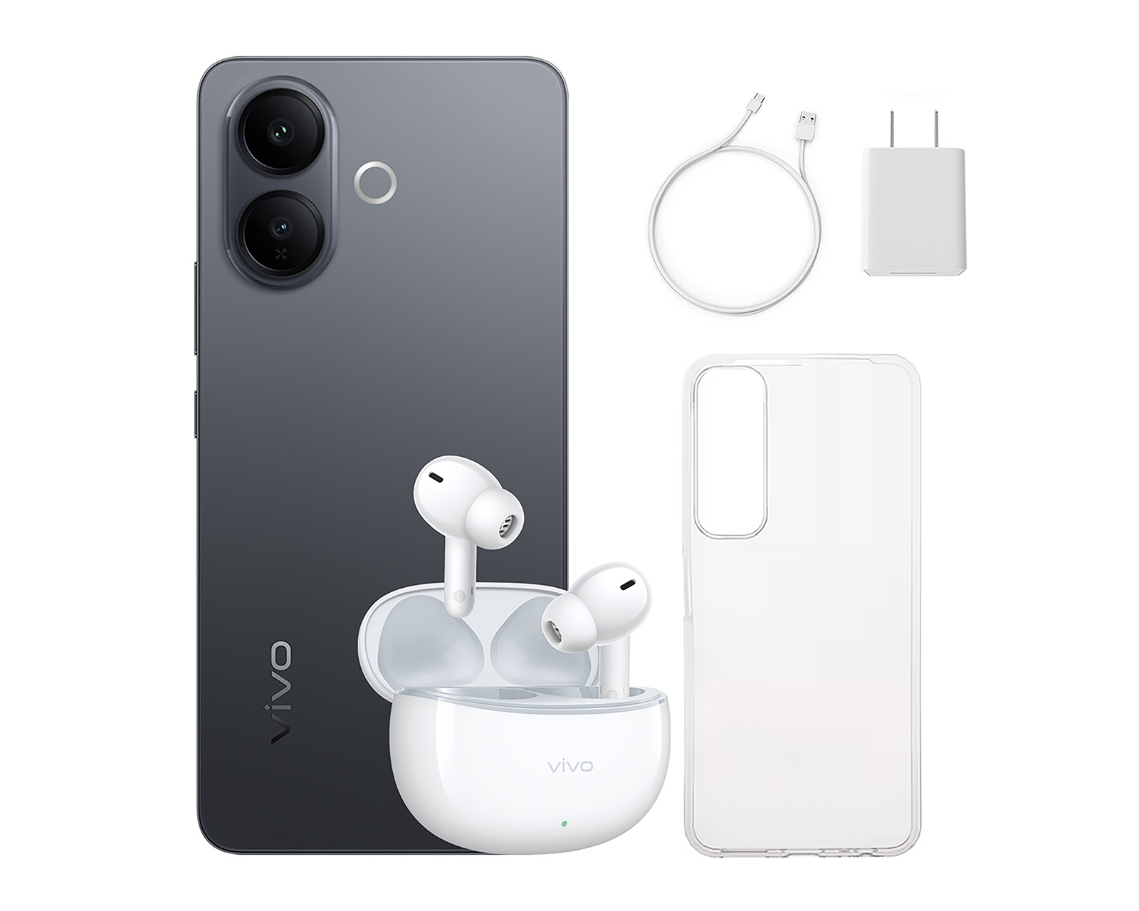 Foto 7 | Foto 7 | Celular vivo V60 Lite 4G Liberado 256 GB Negro + Audífonos