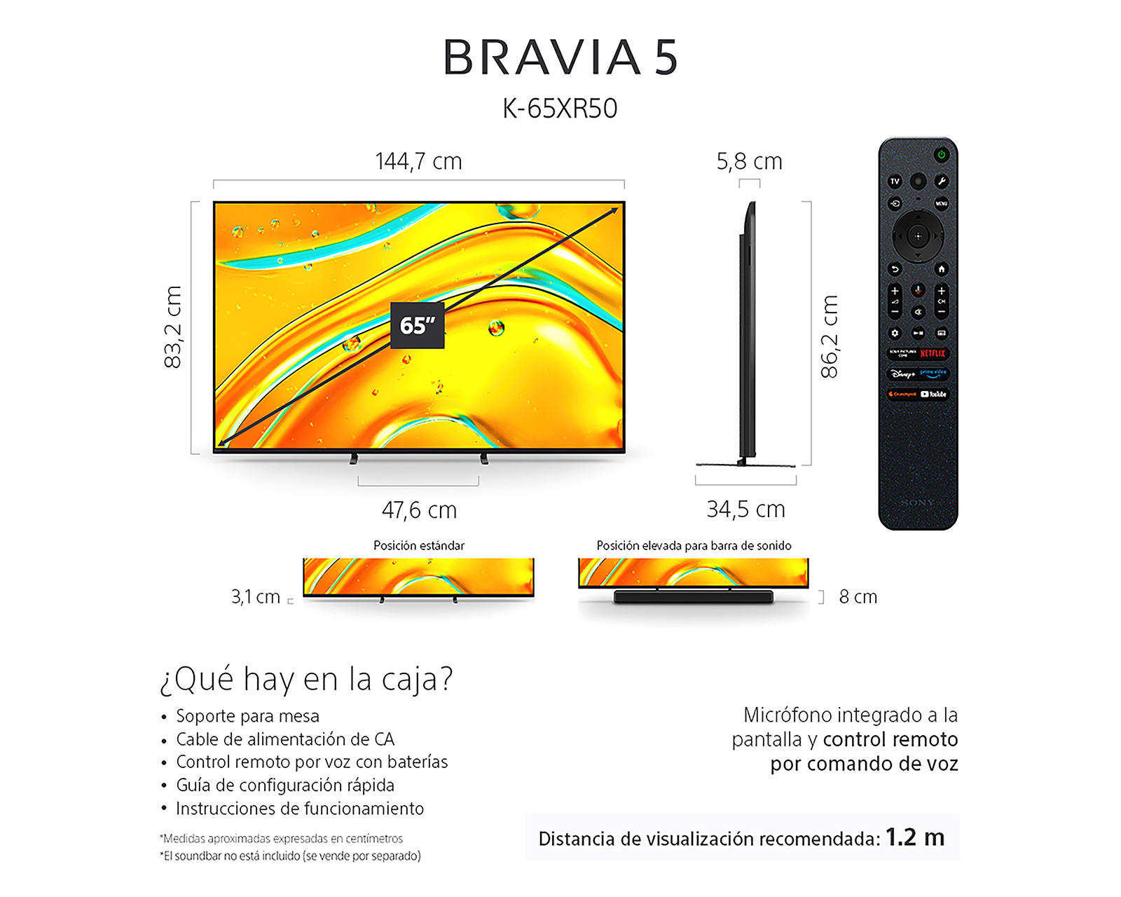 Foto 7 | Foto 7 | Pantalla Smart TV Sony Mini LED 65 Pulgadas LCD K-65XR50
