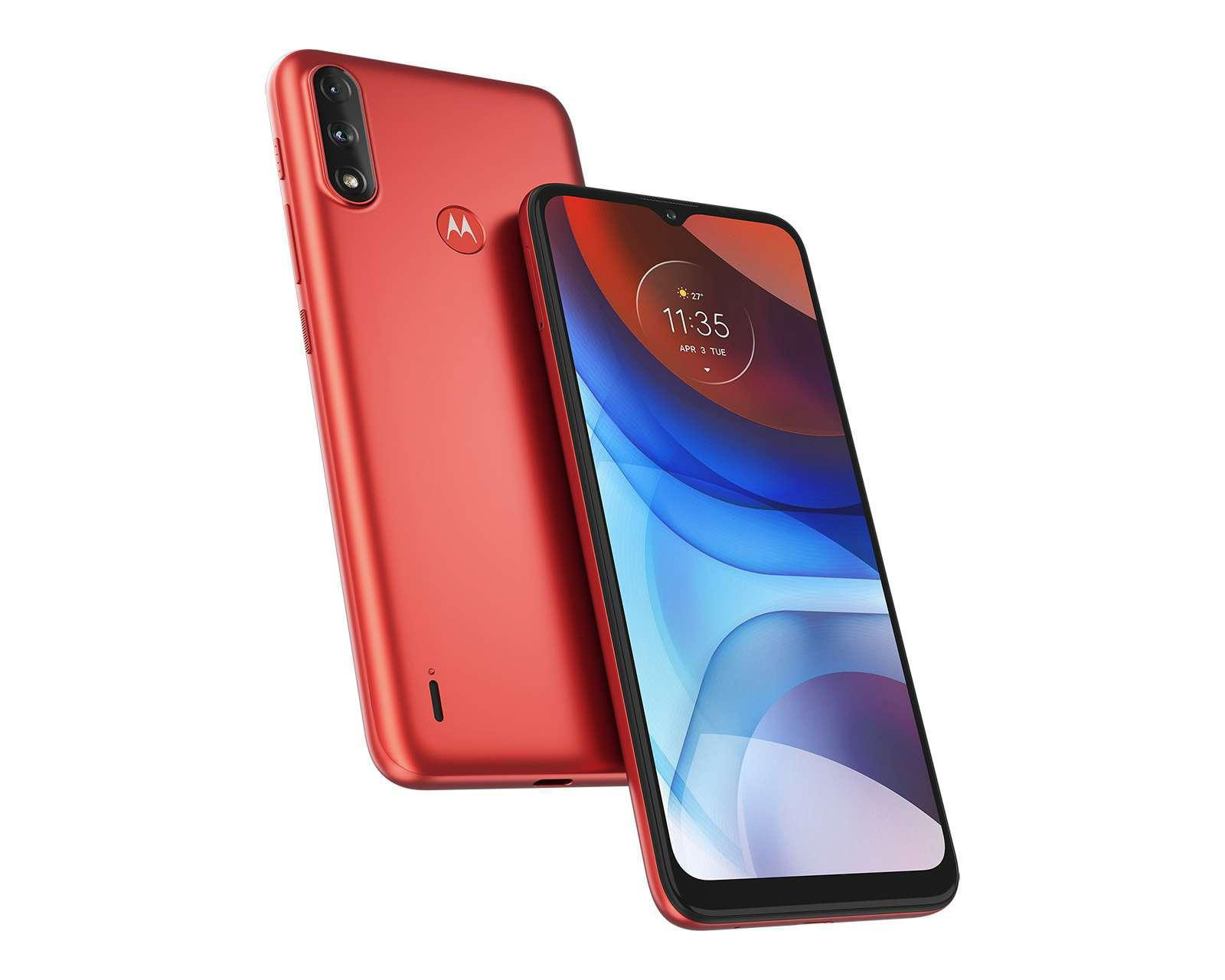 Foto 3 pulgar | Foto 2 | AT&T/Unefon Motorola Moto E7i Power 32 GB Naranja