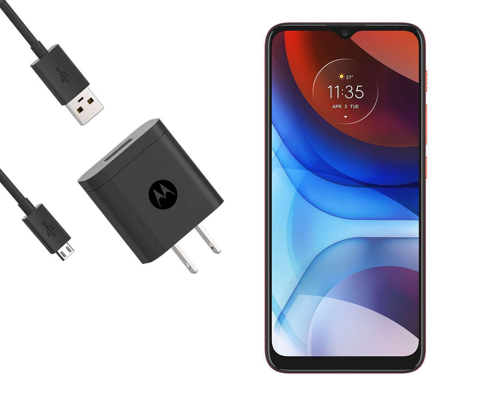 Foto 7 | Foto 7 | AT&T/Unefon Motorola Moto E7i Power 32 GB Naranja