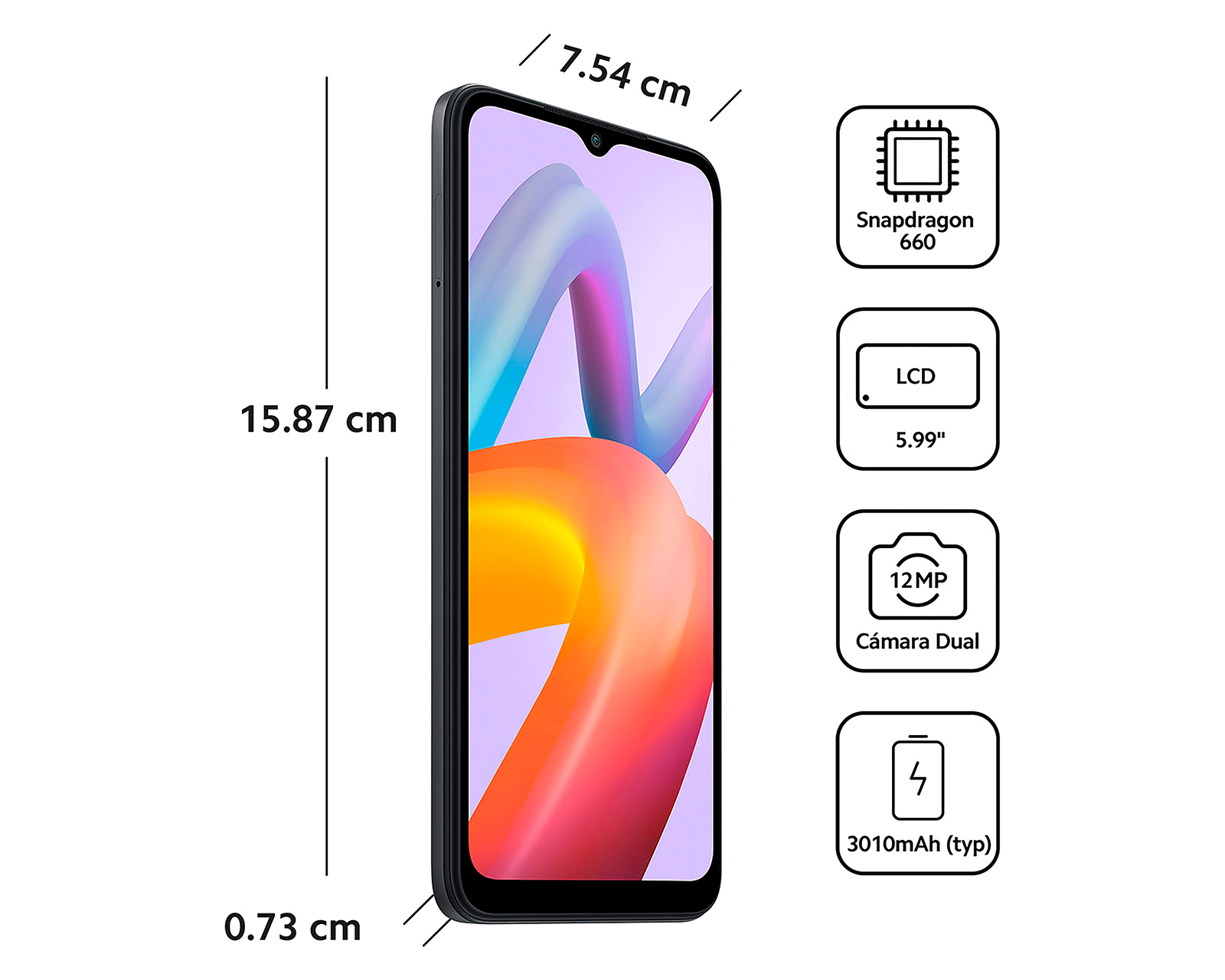 Foto 9 pulgar | Foto 8 | AT&T/Unefon Xiaomi Redmi A2 64 GB Negro