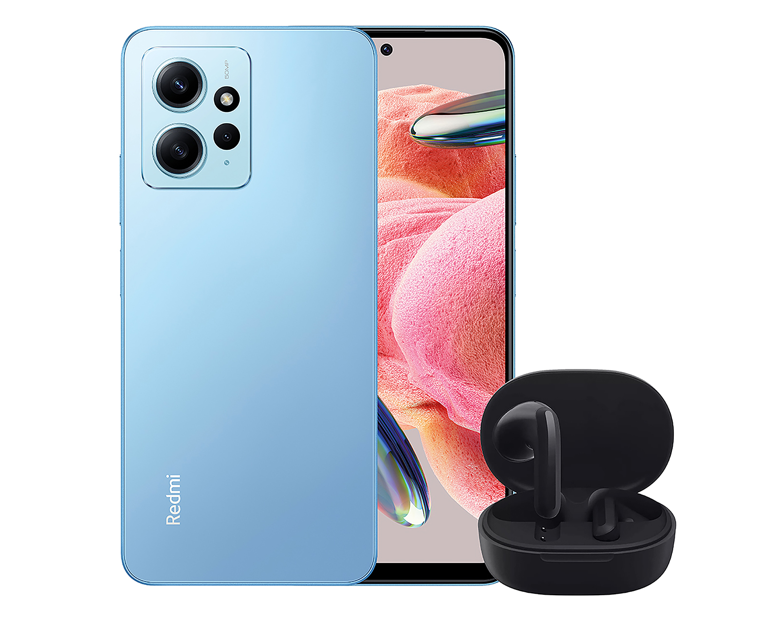 AT&T/Unefon Xiaomi Redmi Note 12 128 GB Azul + Audífonos