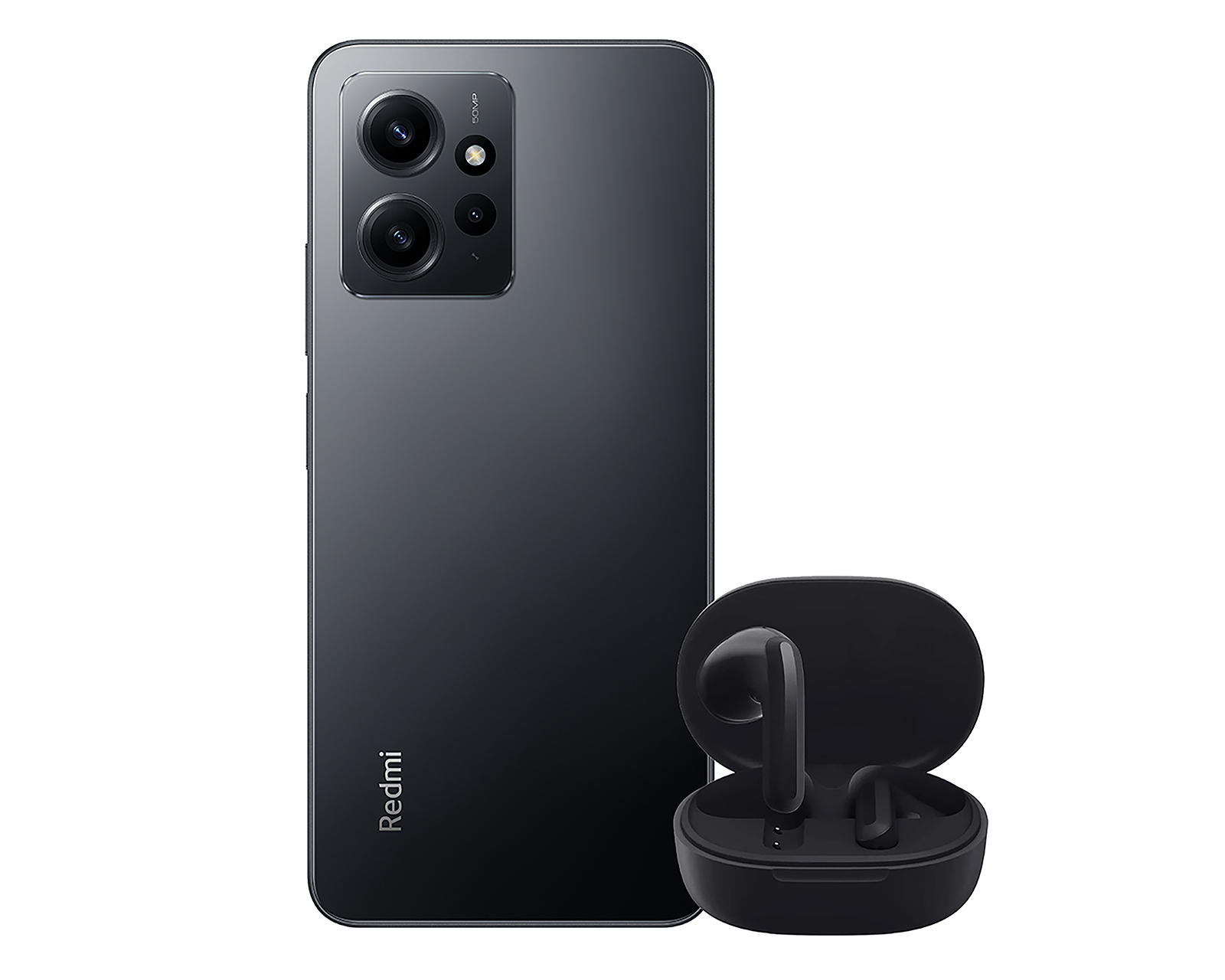 Foto 2 | Foto 2 | AT&T/Unefon Xiaomi Redmi Note 12 128 GB Negro + Audífonos