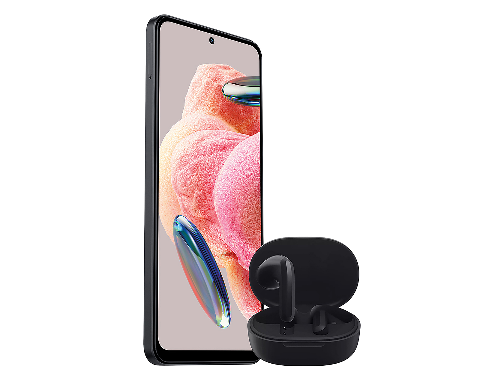 Foto 5 pulgar | Foto 4 | AT&T/Unefon Xiaomi Redmi Note 12 128 GB Negro + Audífonos