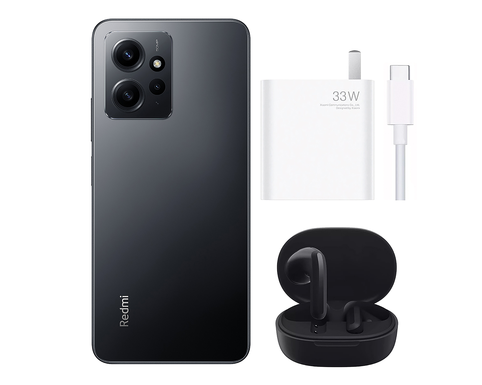 Foto 5 | Foto 5 | AT&T/Unefon Xiaomi Redmi Note 12 128 GB Negro + Audífonos