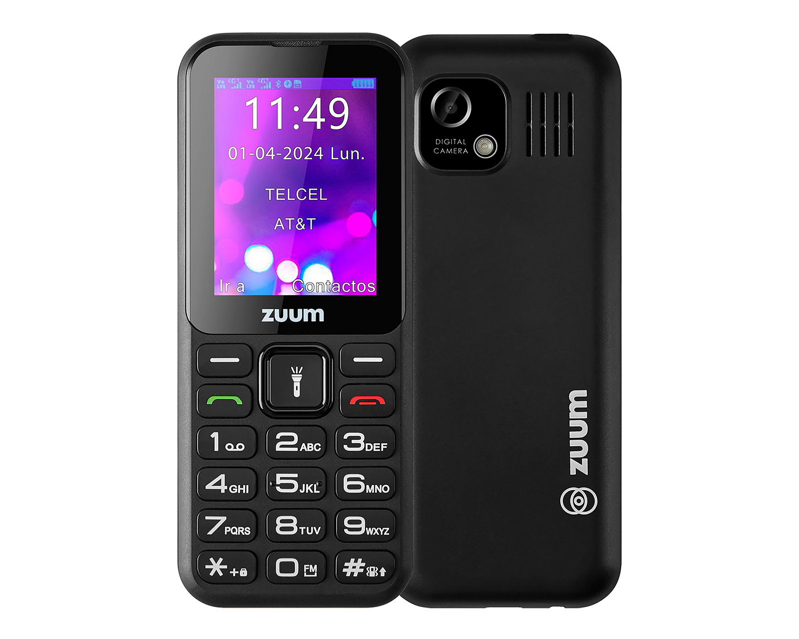 Celular Zuum Skip V Dual Sim Liberado 128 MB Negro