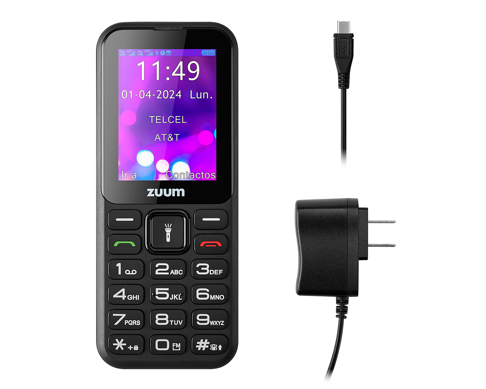 Foto 8 | Foto 8 | Celular Zuum Skip V Dual Sim Liberado 128 MB Negro