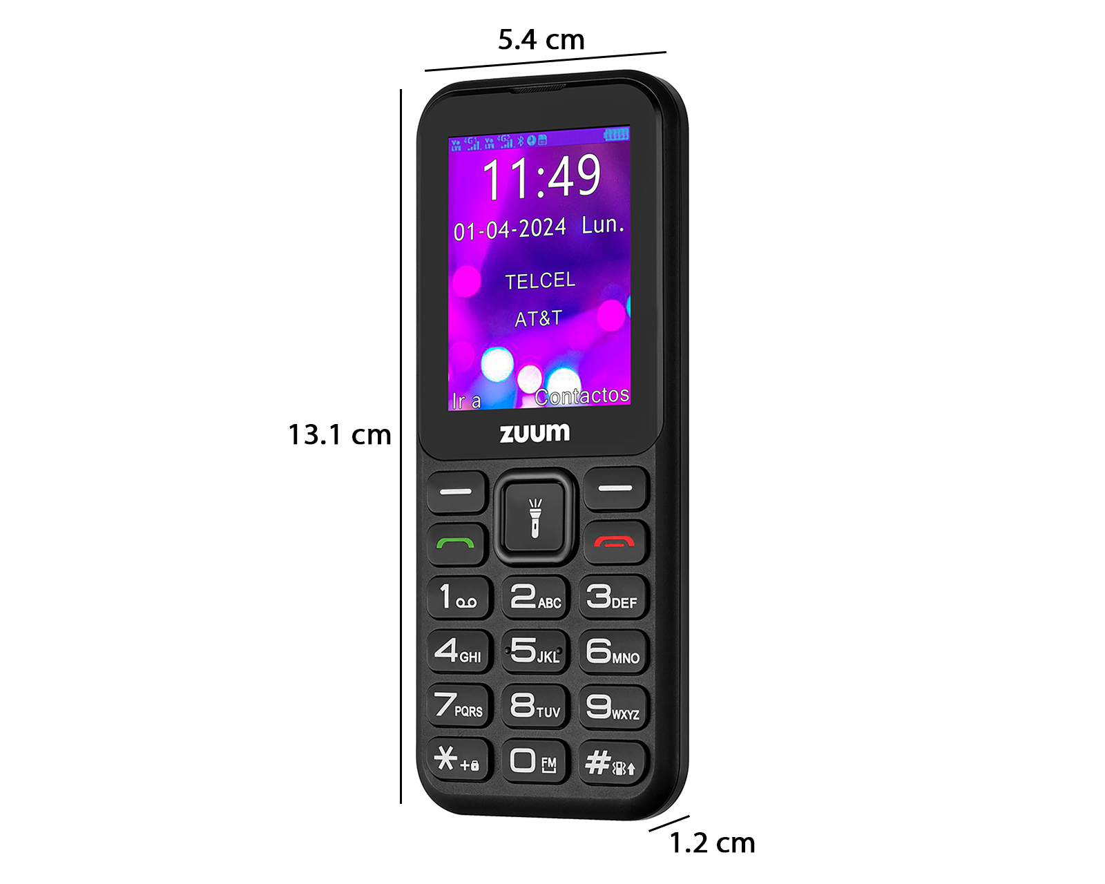 Foto 9 | Foto 9 | Celular Zuum Skip V Dual Sim Liberado 128 MB Negro