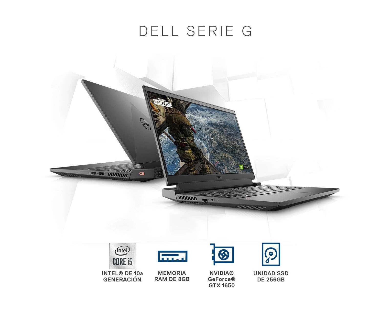 Foto 2 | Foto 2 | Laptop Dell G5510B 15.6" Intel Core i5 8 GB RAM 256 GB SSD Negra