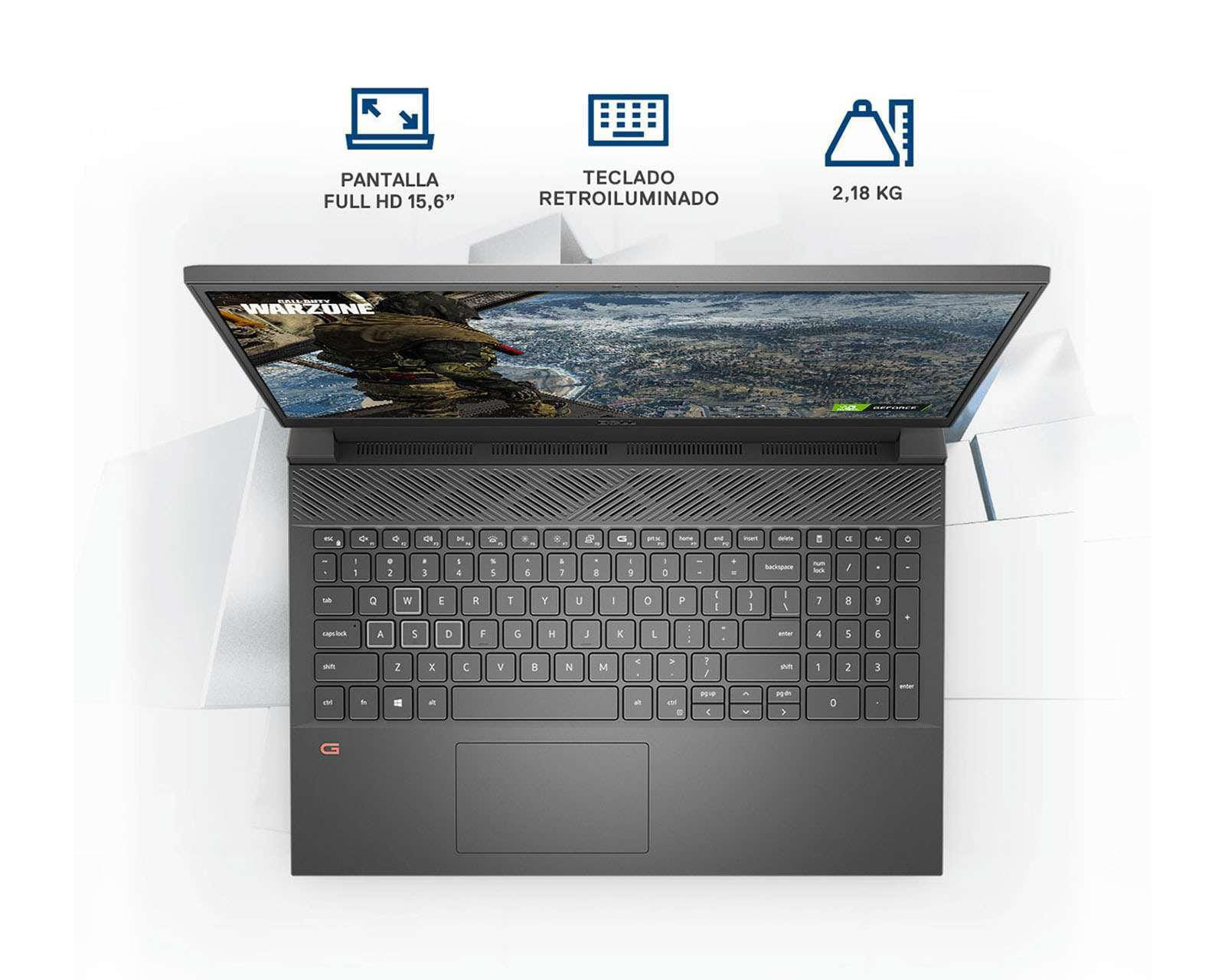 Foto 5 | Foto 5 | Laptop Dell G5510B 15.6" Intel Core i5 8 GB RAM 256 GB SSD Negra