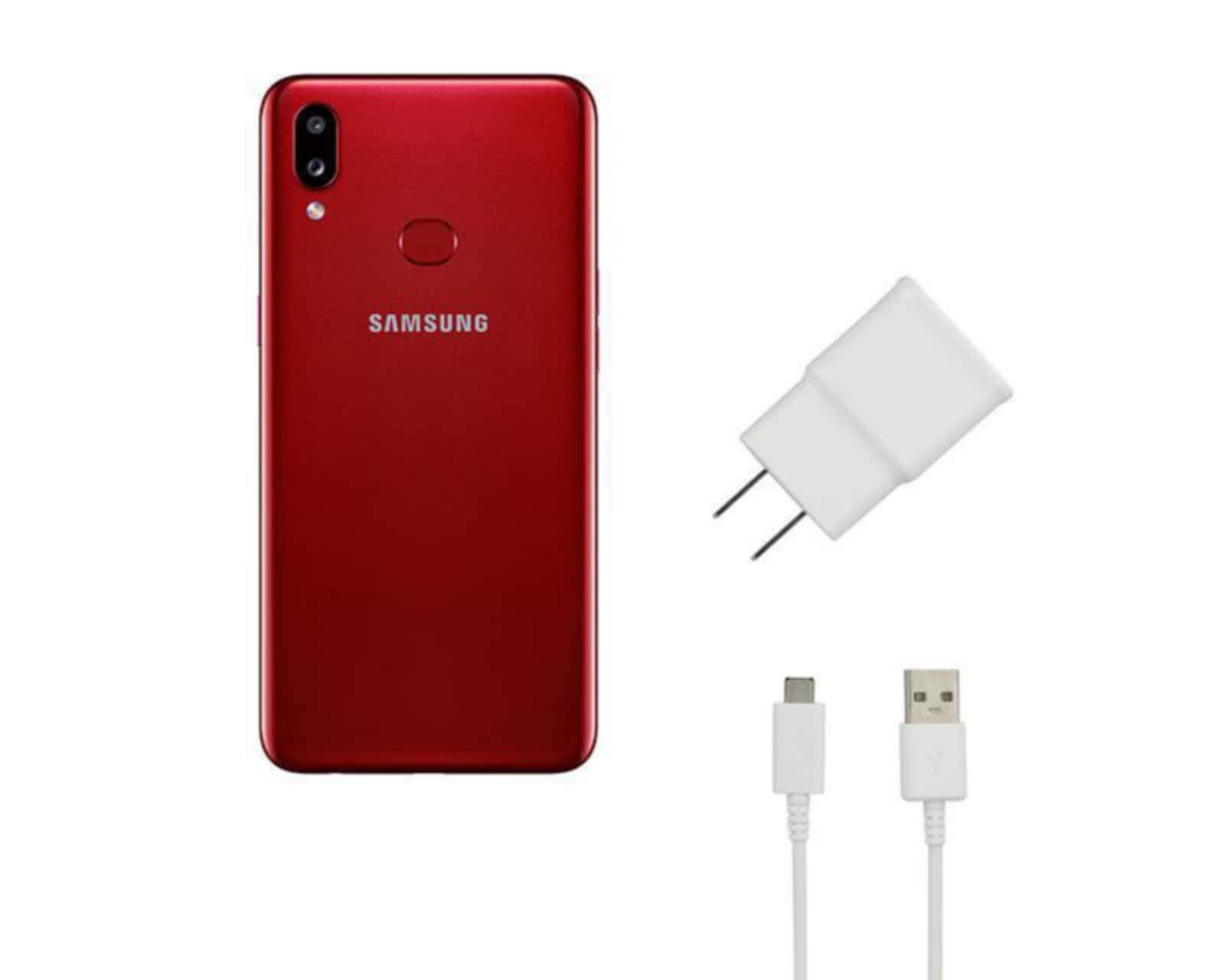 Foto 7 pulgar | Foto 6 | AT&T/Unefon Samsung Galaxy A10s 32 GB Rojo
