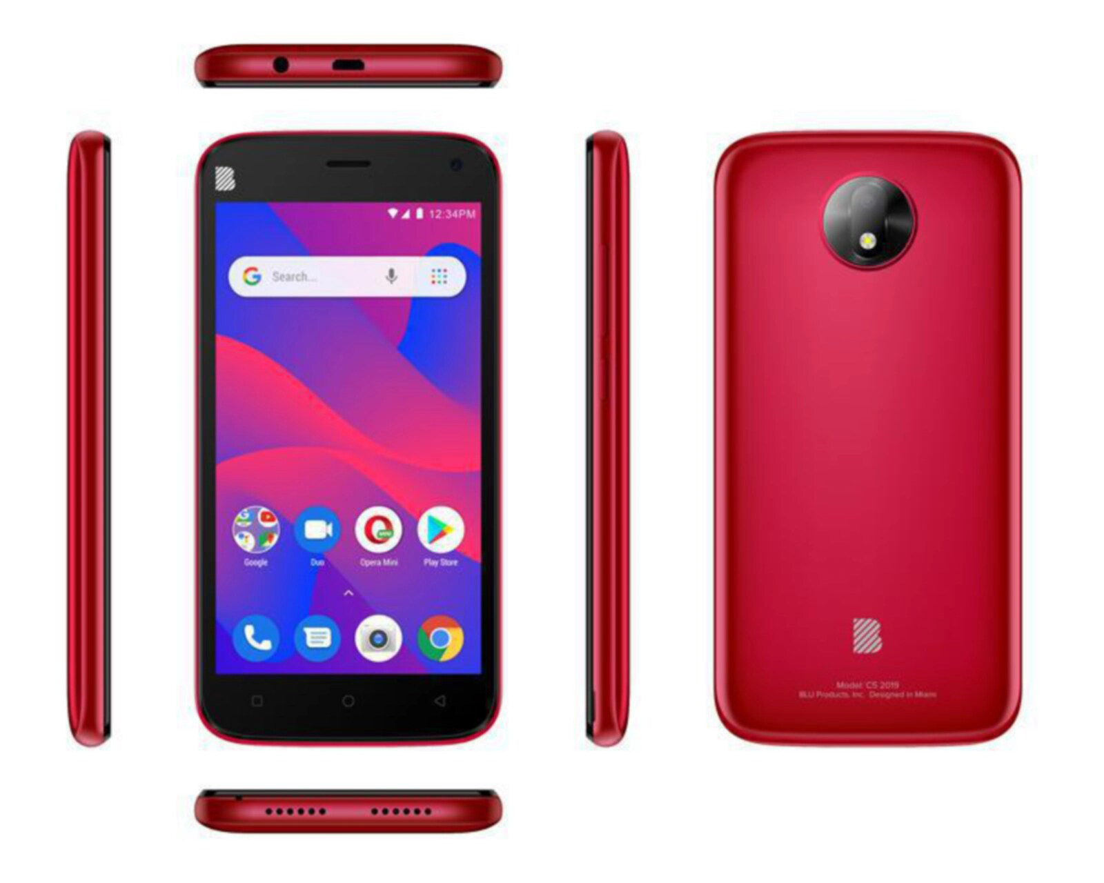 Foto 5 | Foto 5 | Celular BLU C5 Liberado 16 GB Rojo