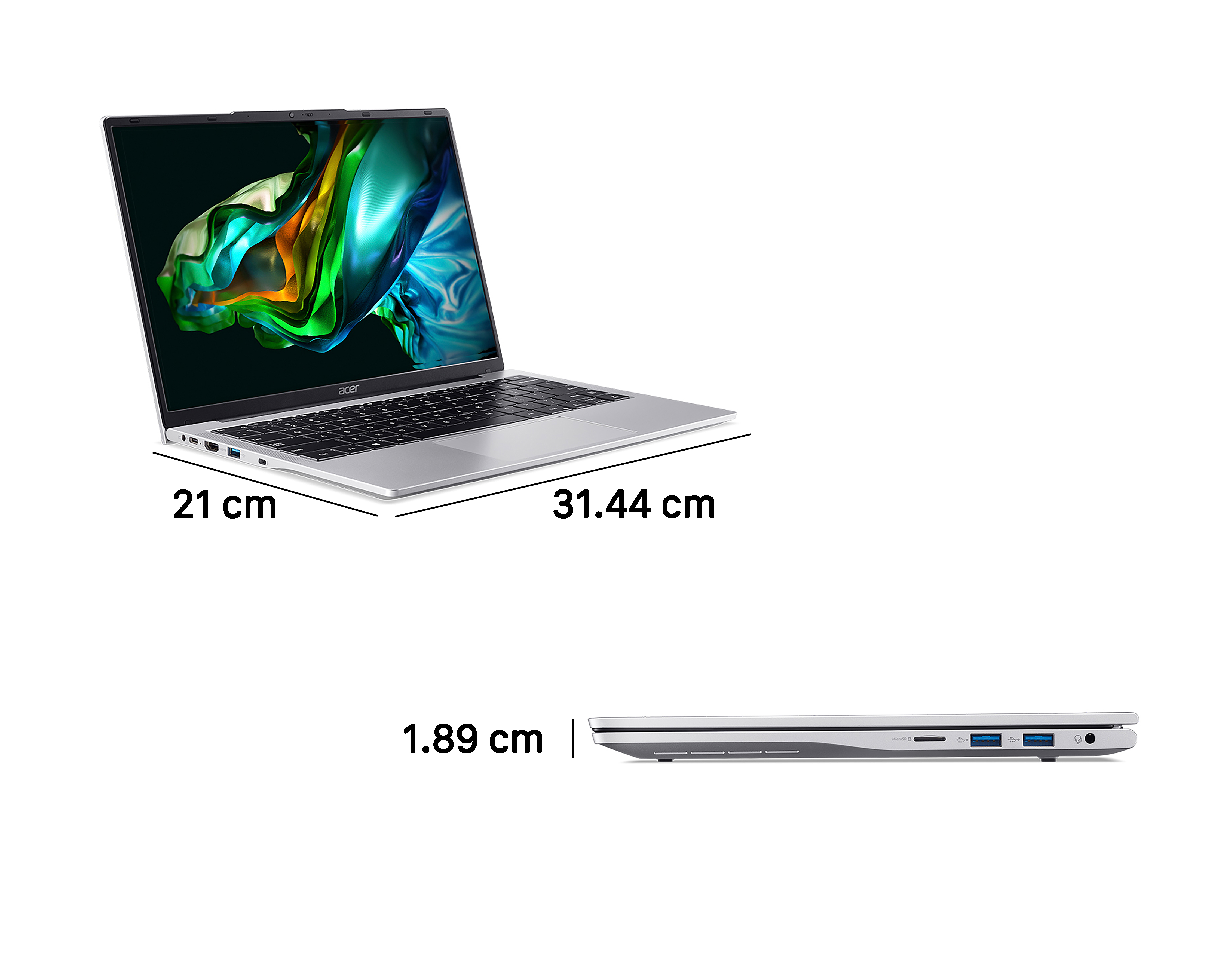 Foto 9 pulgar | Foto 8 | Laptop Acer AL14-31P-353Y de 14" Windows 11 Intel Core i3 8 GB RAM de 512 GB SSD Gris