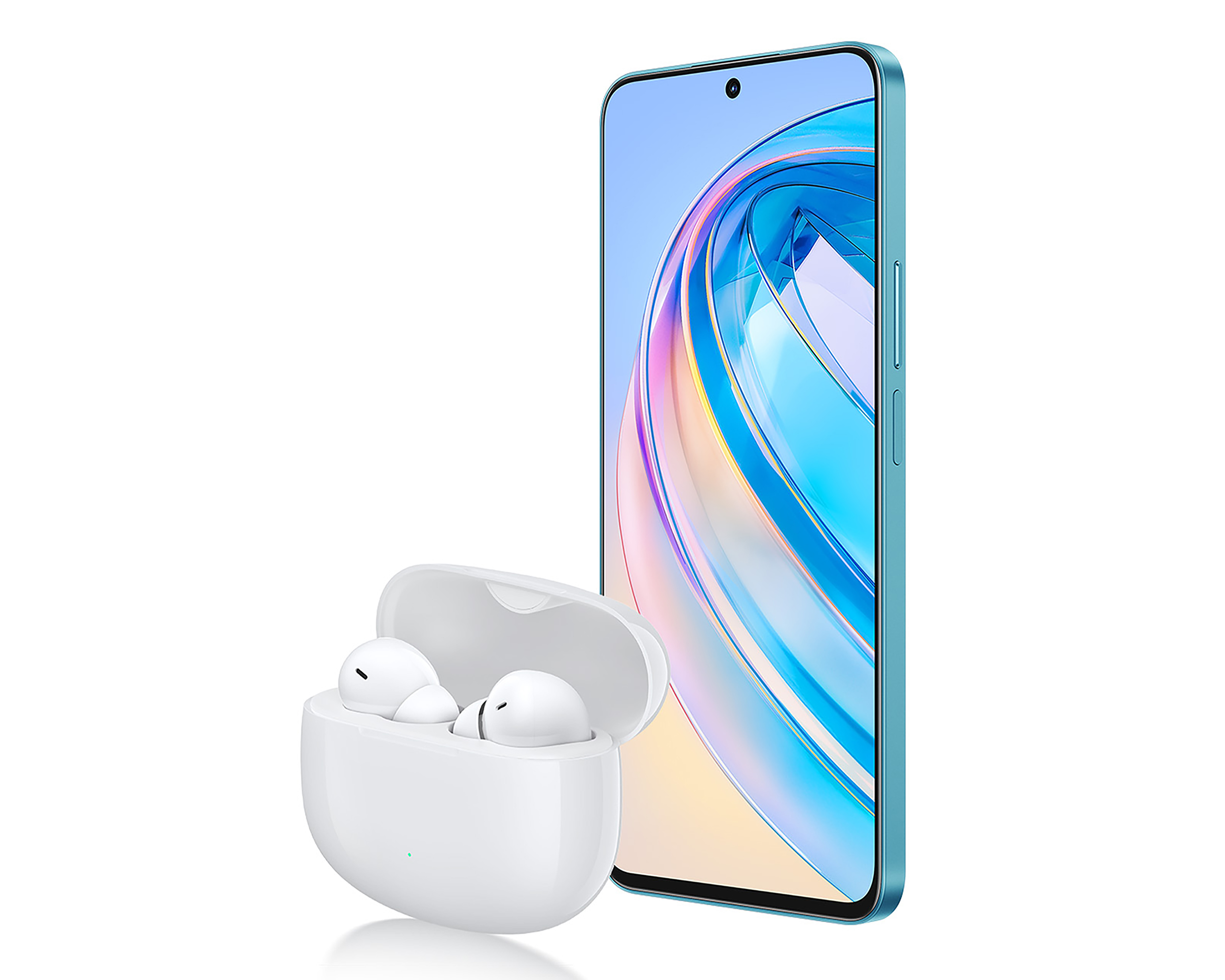 Foto 4 | Foto 4 | Celular Honor Liberado X8A 128 GB Cyan + Audífonos