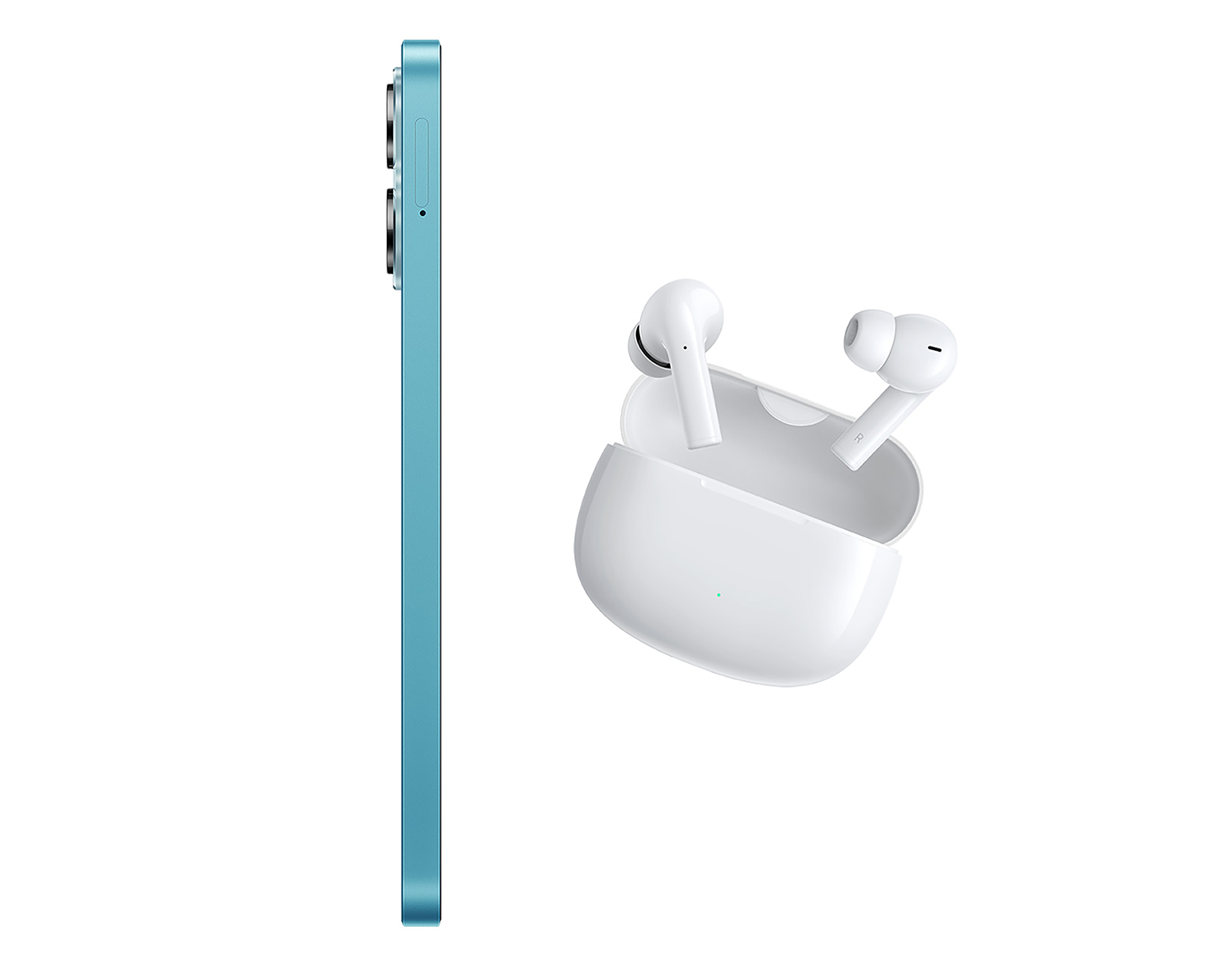 Foto 5 | Foto 5 | Celular Honor Liberado X8A 128 GB Cyan + Audífonos