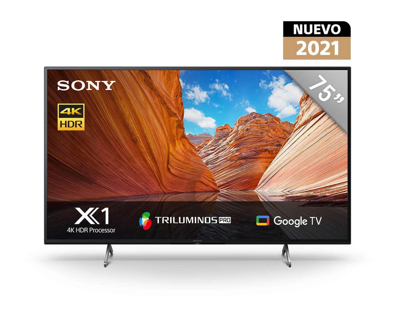 Pantalla Smart TV Sony LED 75 Pulgadas Ultra HD 4K KD-75X80J UCM