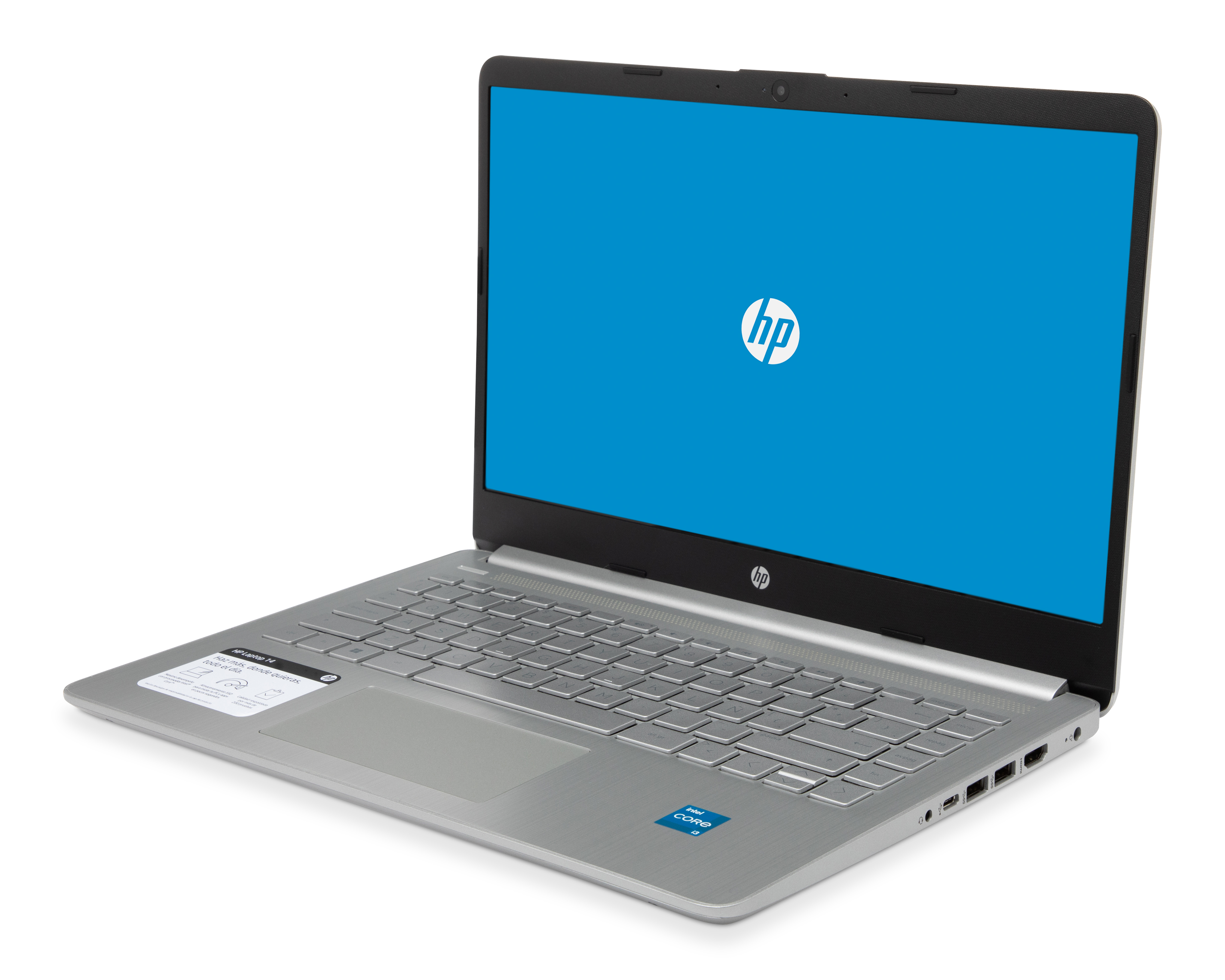 Foto 2 | Foto 2 | Laptop HP 14-DQ5007LA 14" Windows 11 Intel Core i3 16 GB RAM 512 GB SSD Plata