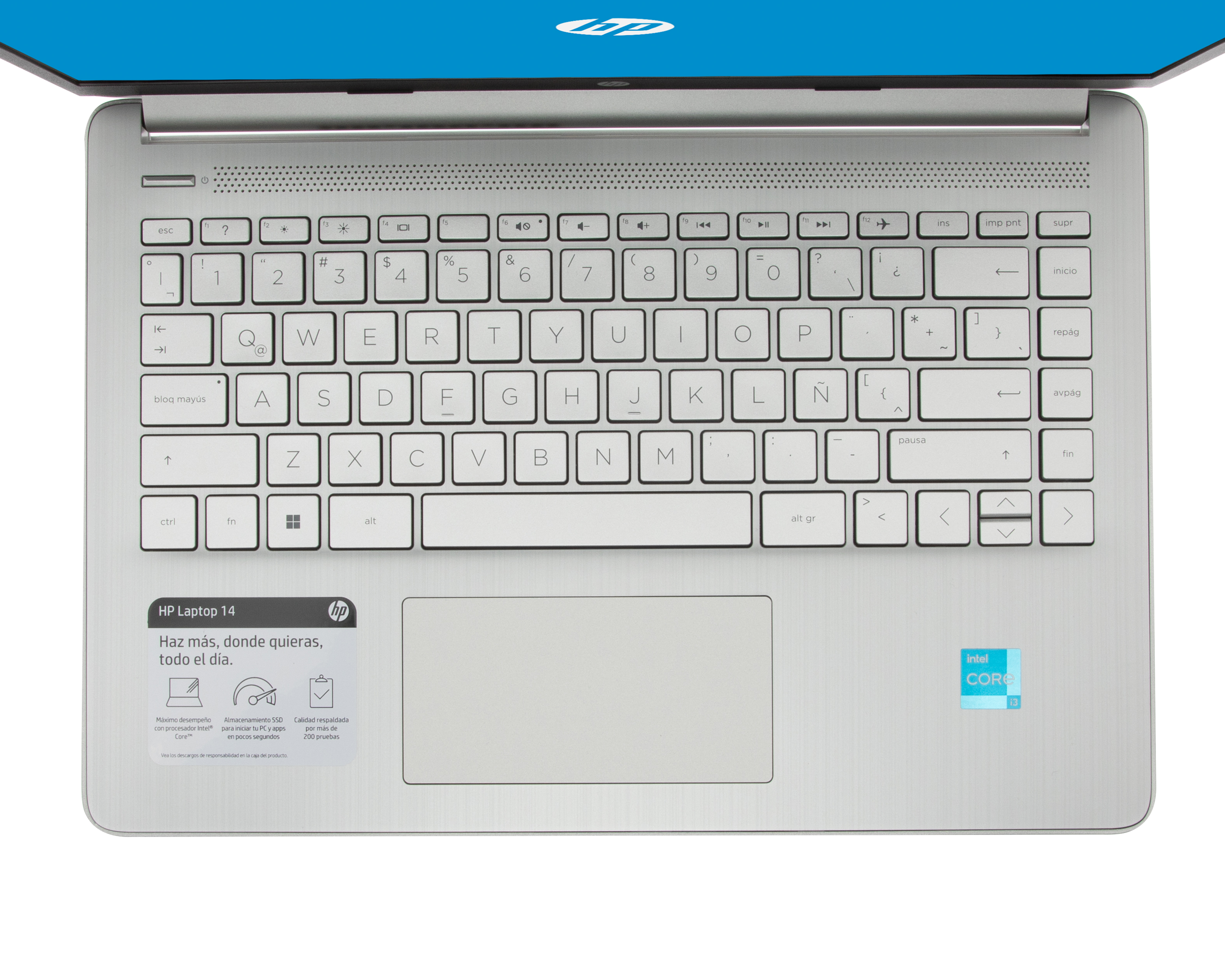 Foto 5 pulgar | Foto 4 | Laptop HP 14-DQ5007LA 14" Windows 11 Intel Core i3 16 GB RAM 512 GB SSD Plata