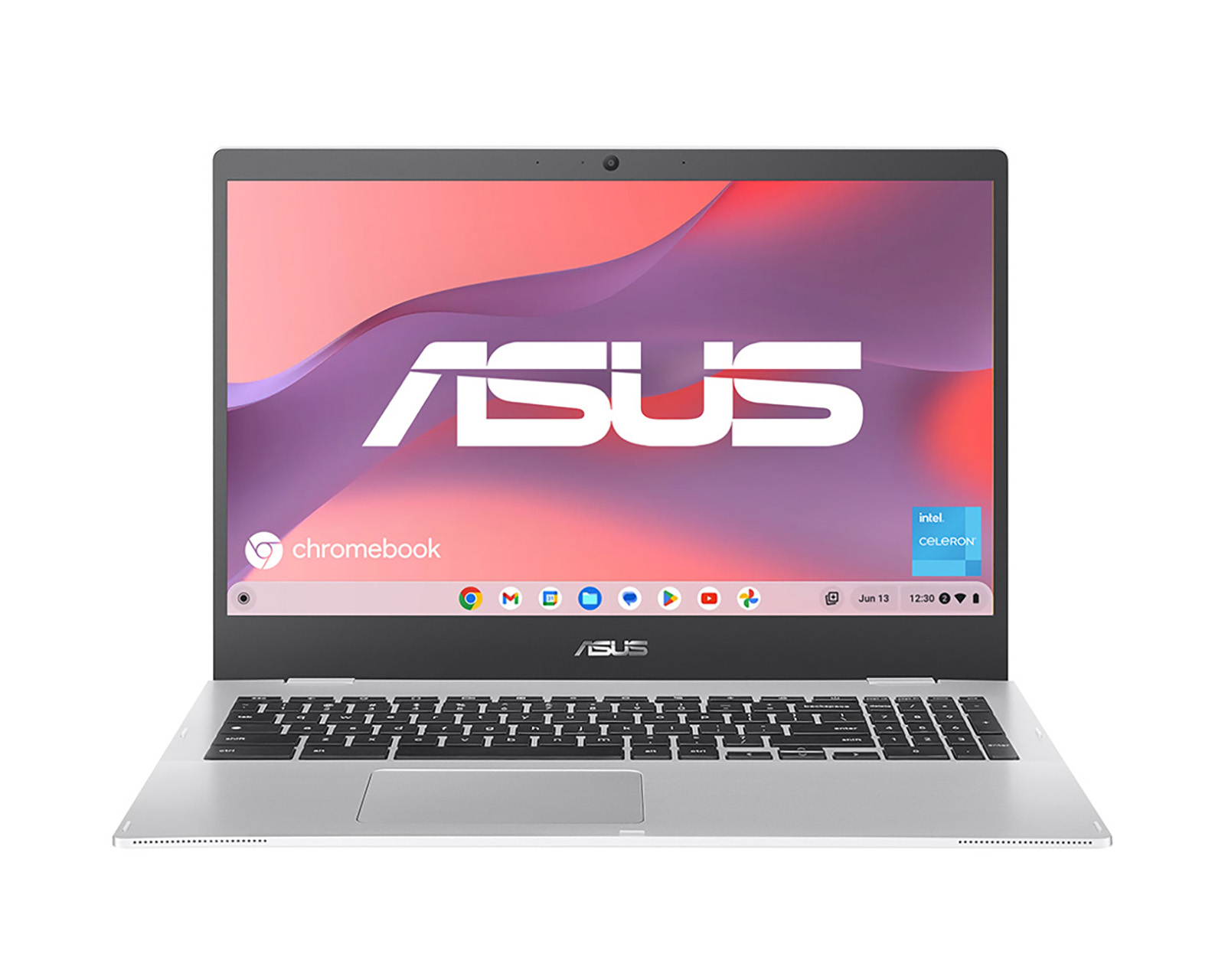 Foto 2 pulgar | Foto 1 | Laptop Asus Chromebook 15.6" Chrome Os Intel Celeron 8 GB RAM 128 GB eMMC Plata