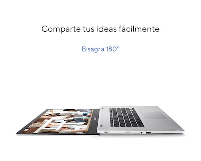 Foto 4 | Foto 4 | Laptop Asus Chromebook 15.6" Chrome Os Intel Celeron 8 GB RAM 128 GB eMMC Plata