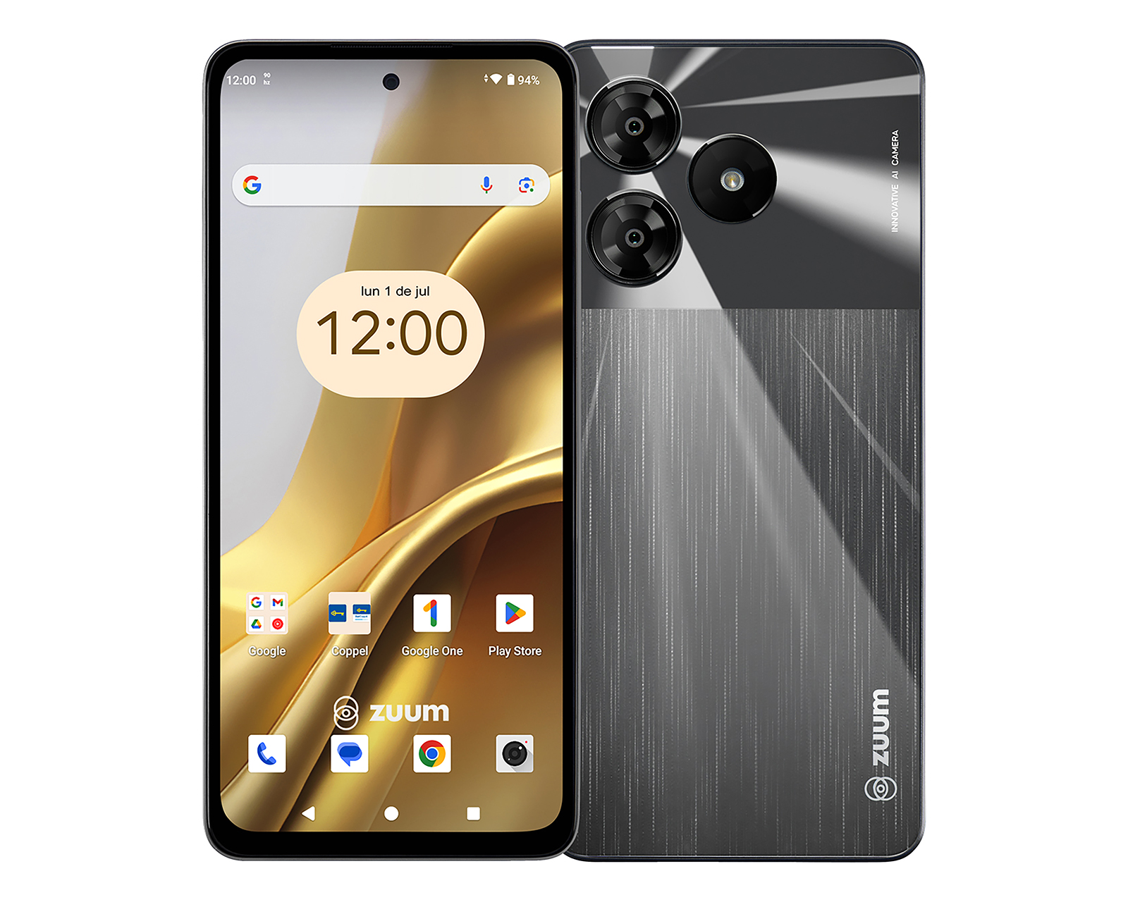 Celular Zuum Liberado Aura Z1 128 GB Negro